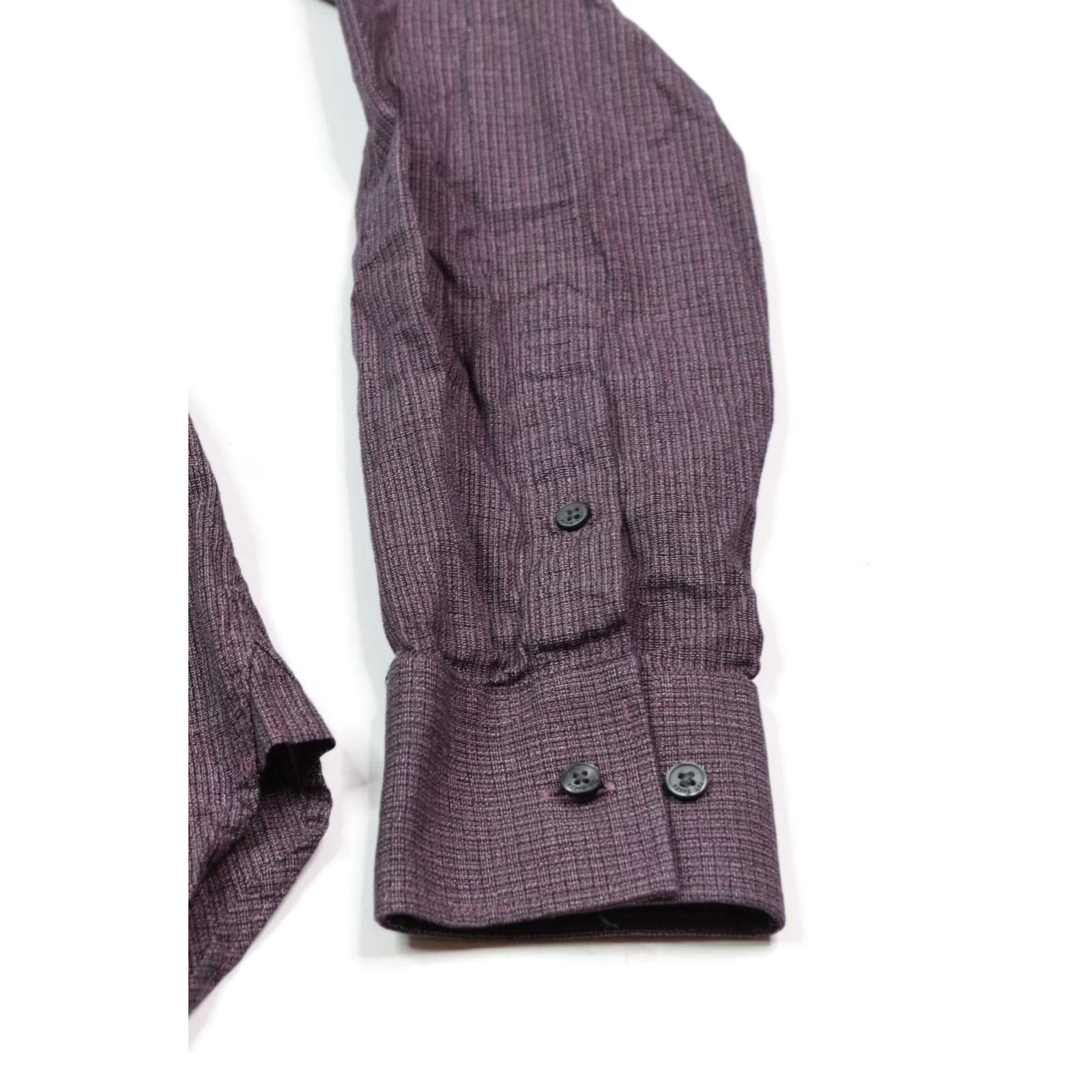 Ted Baker Ted Baker Endurance Shirt Mens 15 Purple Long Sleeve Button-Up Slim Fit Cotton Shirt Size US M / EU 48-50 / 2 - 4 Thumbnail