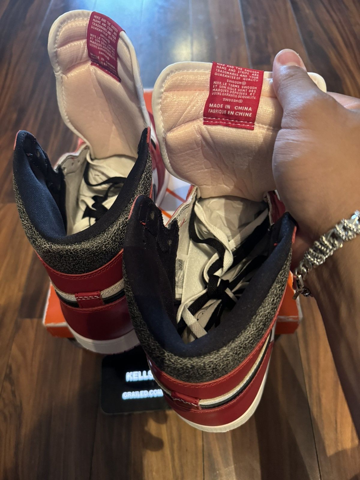 Nike Jordan 1 “Lost & Found” Size US 12 / EU 45 - 9 Thumbnail