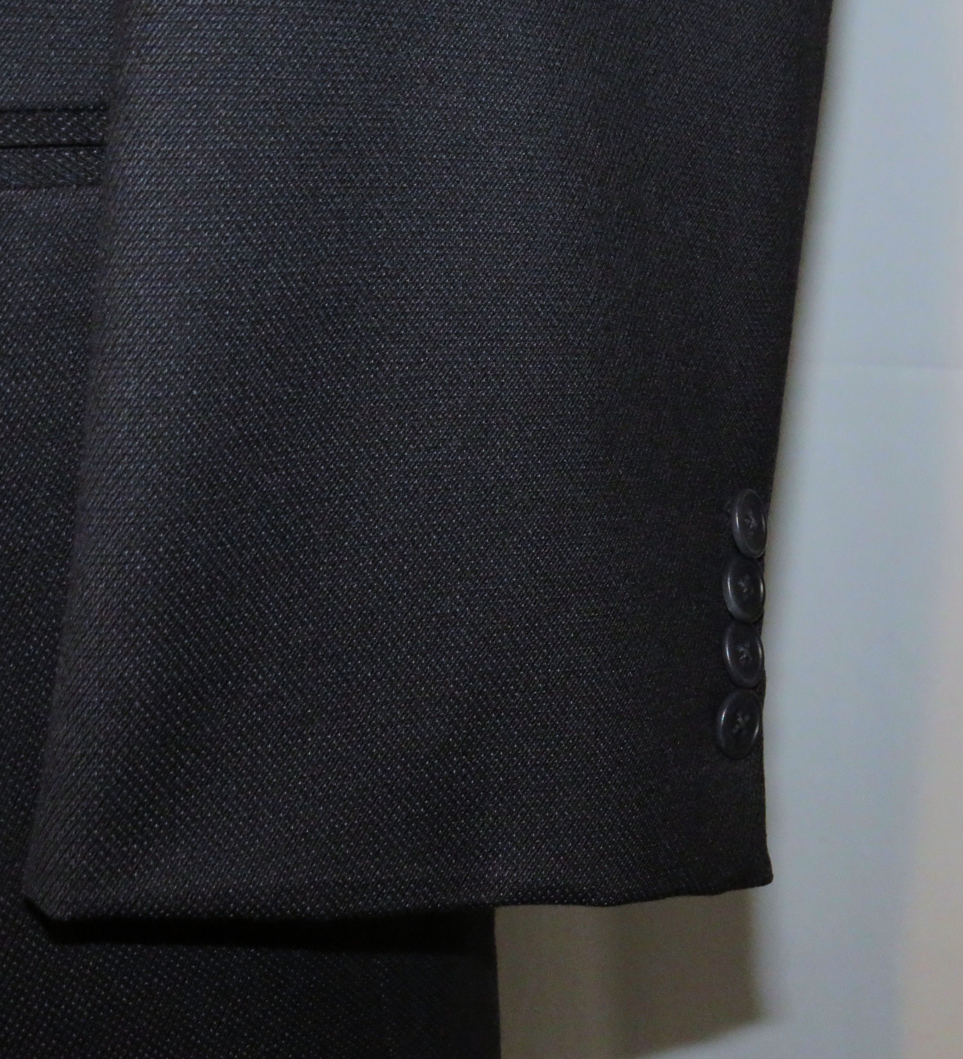 Joseph Abboud Black Label Vintage Peak Lapel One Button Suit 42R Size 42R - 10 Thumbnail