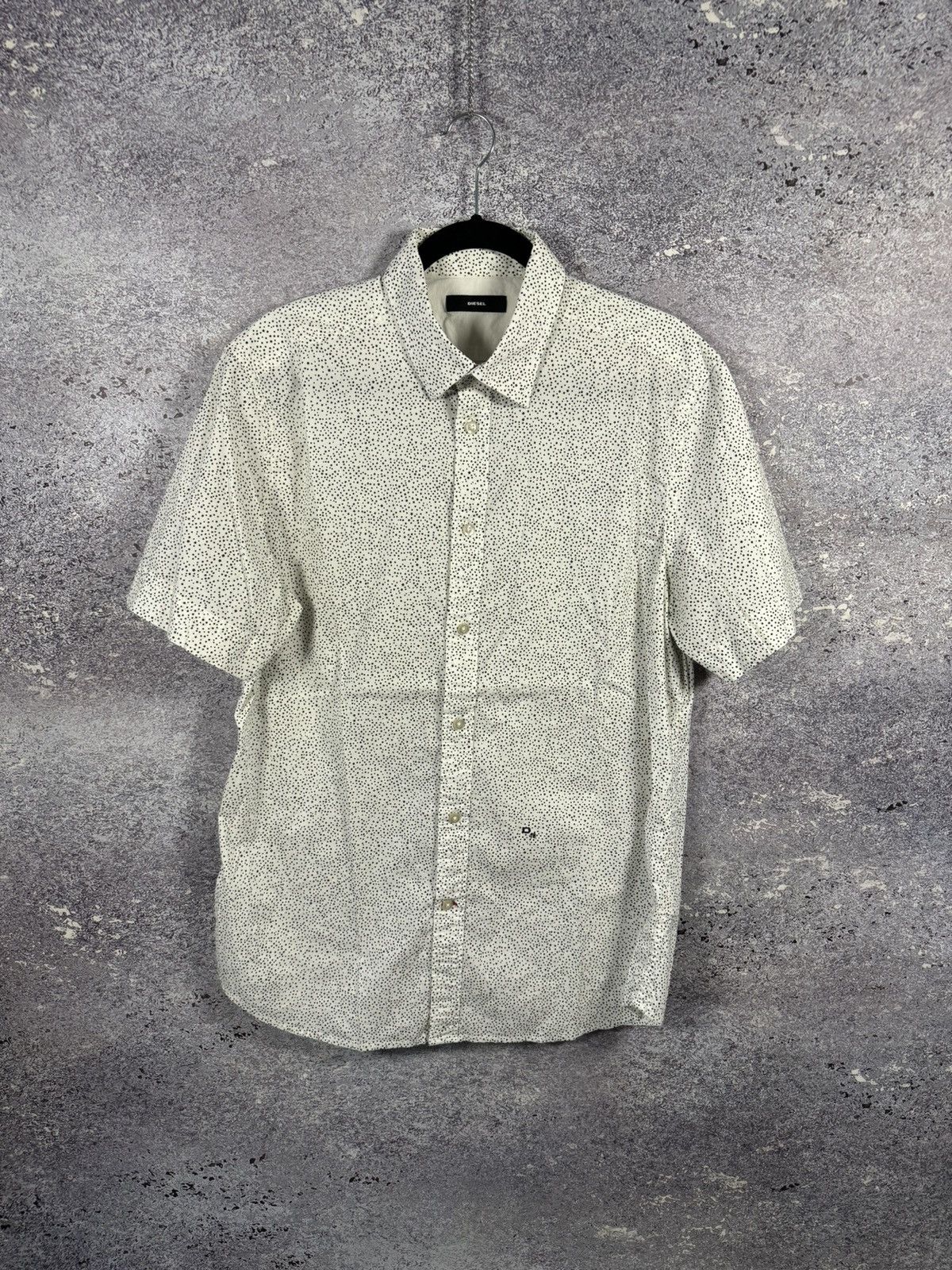 Diesel × Vintage Diesel Star Printer Shortsleeve Shirt Vintage XL size Size US XL / EU 56 / 4 - 1 Thumbnail