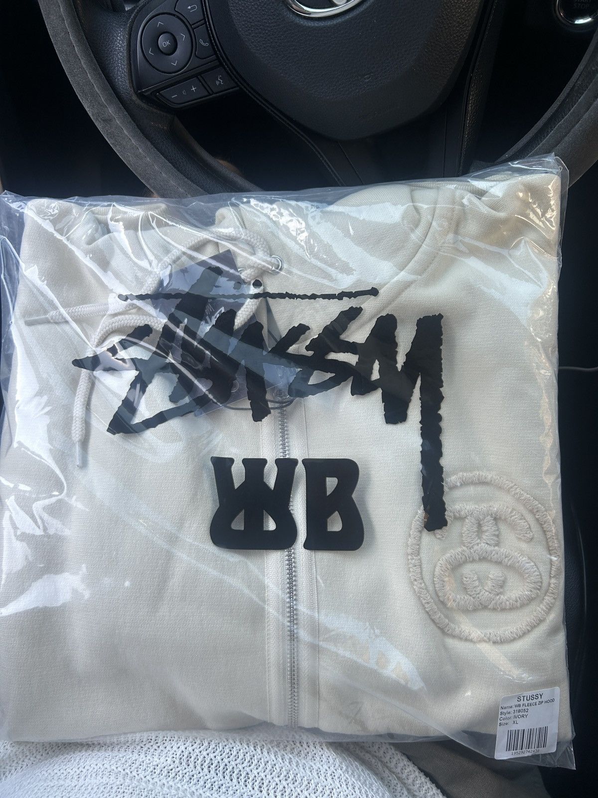 Stussy Stussy x wales Bonner fleece zip up hoodie XL | Grailed