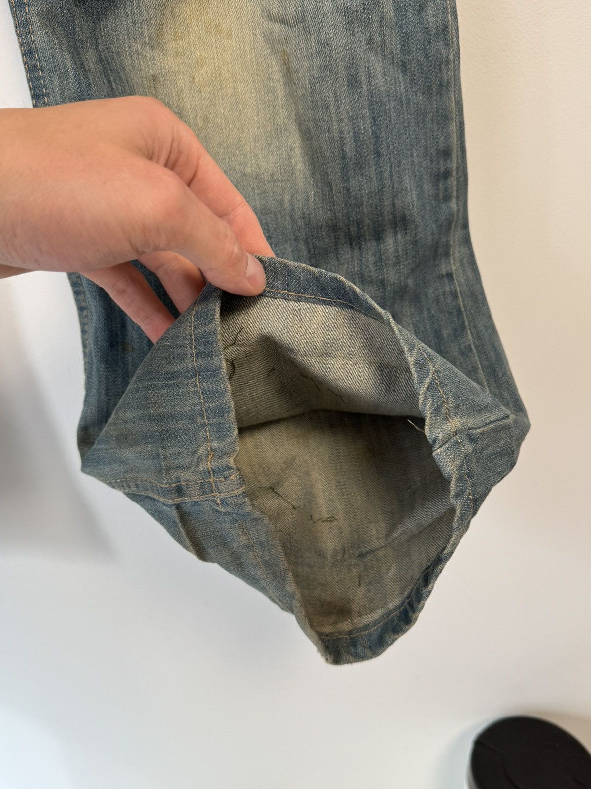 Dolce & Gabbana Vintage Dolce & Gabbana Distressed Faded Poem Denim Jeans Size US 33 - 9 Thumbnail