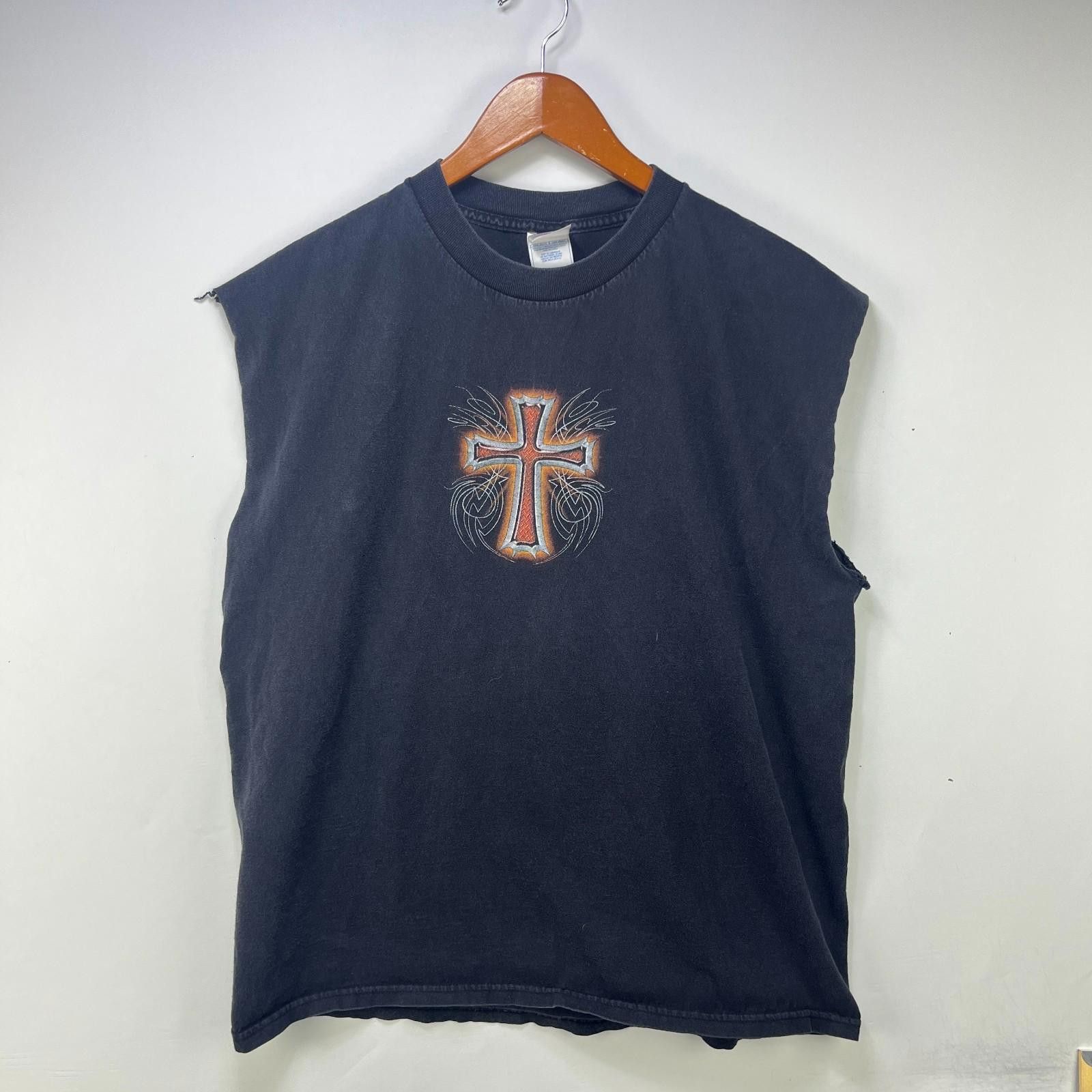 Vintage Vintage Y2K Cross Jesus Bible Sleeveless God Shirt XL Size US XL / EU 56 / 4 - 3 Thumbnail