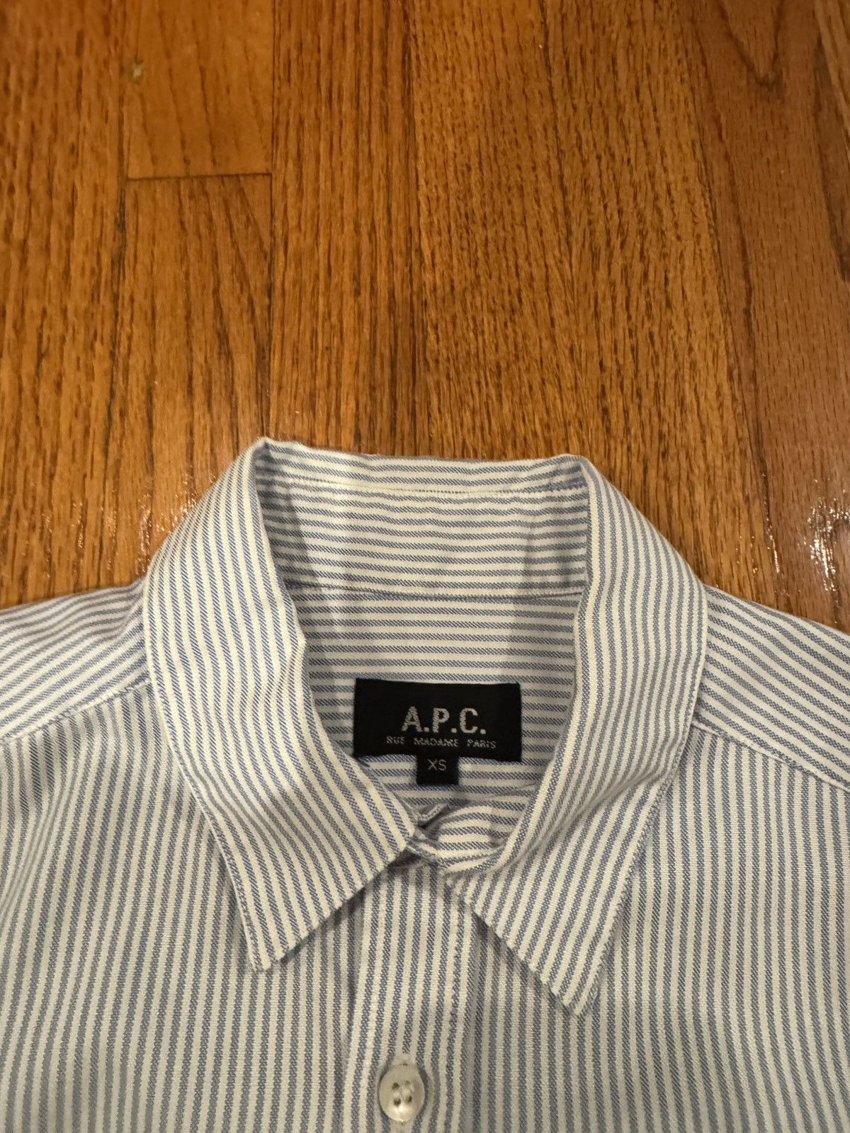 A.P.C. APC schoolboy stripes shirt xs Size US XS / EU 42 / 0 - 2 Thumbnail