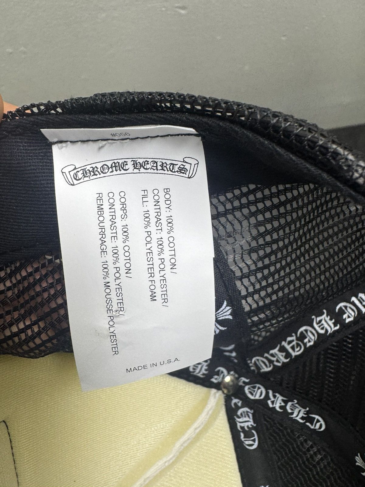 Chrome Hearts Chrome Hearts CH Hollywood Trucker Hat Size ONE SIZE - 6 Thumbnail