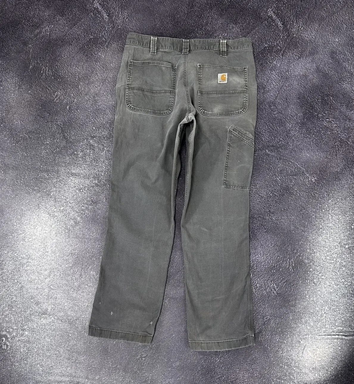 Carhartt × Vintage Vintage Carhartt Faded Grey American Hype Baggy Pants Size US 34 / EU 50 - 1 Thumbnail
