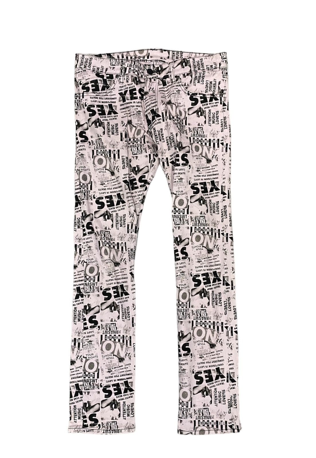 image of 20471120 x Beauty Beast Rna Dna All Over Print Anarchy Punk in Pink, Women's (Size 31)