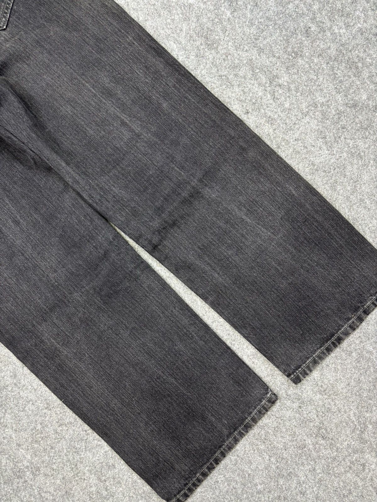 Japanese Brand Double Waist🔥Japanese Moto Skull Poem Junya Punk Denim F745 Size US 32 / EU 48 - 12 Thumbnail