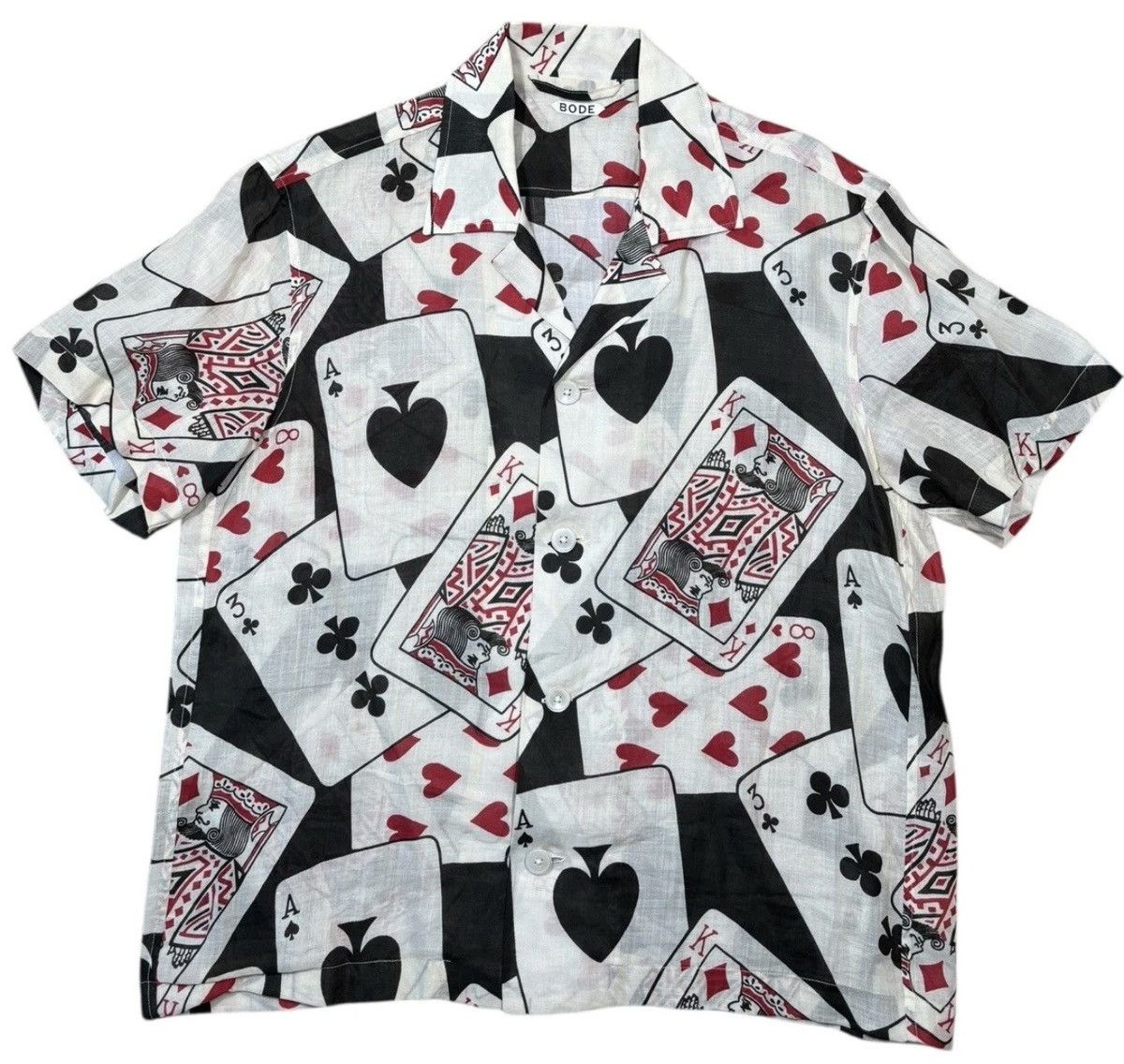 Bode Bode Cards Shirt Size US S / EU 44-46 / 1 - 1 Thumbnail