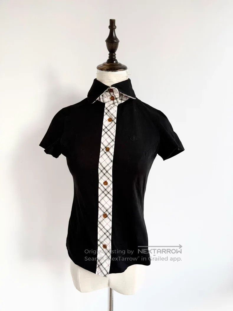 Vivienne Westwood Vivienne Westwood Black Plaid Saturn Short Sleeve Size M / US 6-8 / IT 42-44 - 1 Thumbnail