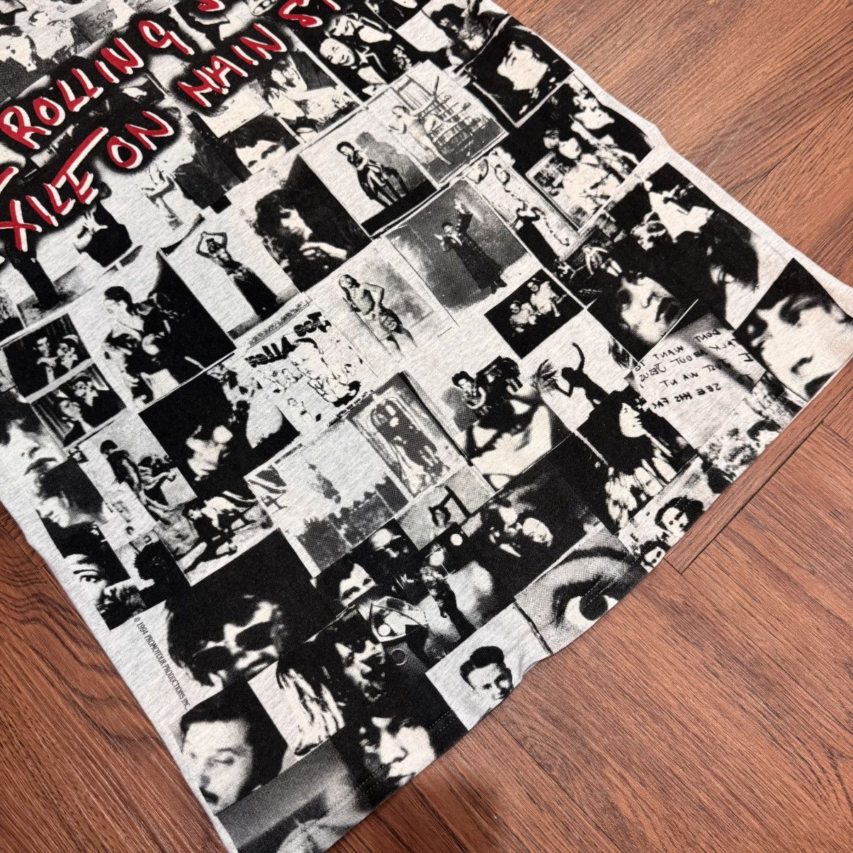 Band Tees ROLLING STONES EXILE ON MAIN STREET 1994 VINTAGE TEE Size US L / EU 52-54 / 3 - 11 Thumbnail