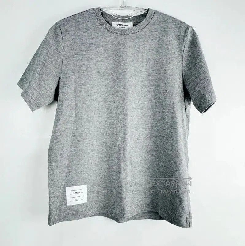 Thom Browne Thom Browne Gray Cotton Women's T-Shirt . Size S / US 4 / IT 40 - 1 Thumbnail