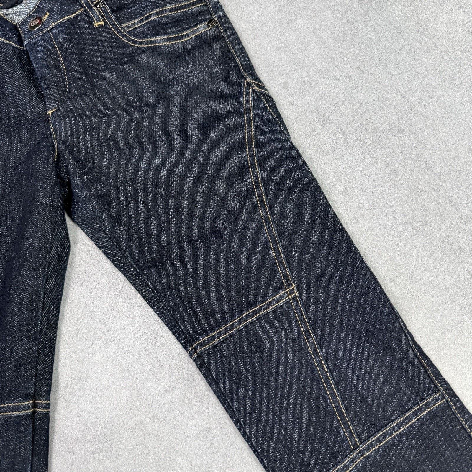 Gucci Vintage Gucci Breeches Denim Pants Blue Avant Garde Cropped Size 27" / US 4 / IT 40 - 9 Thumbnail
