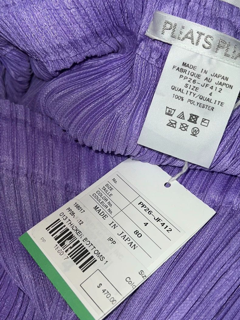 Issey Miyake Issey Miyake size:4 Purple twill balloon pants Size 22" - 5 Thumbnail