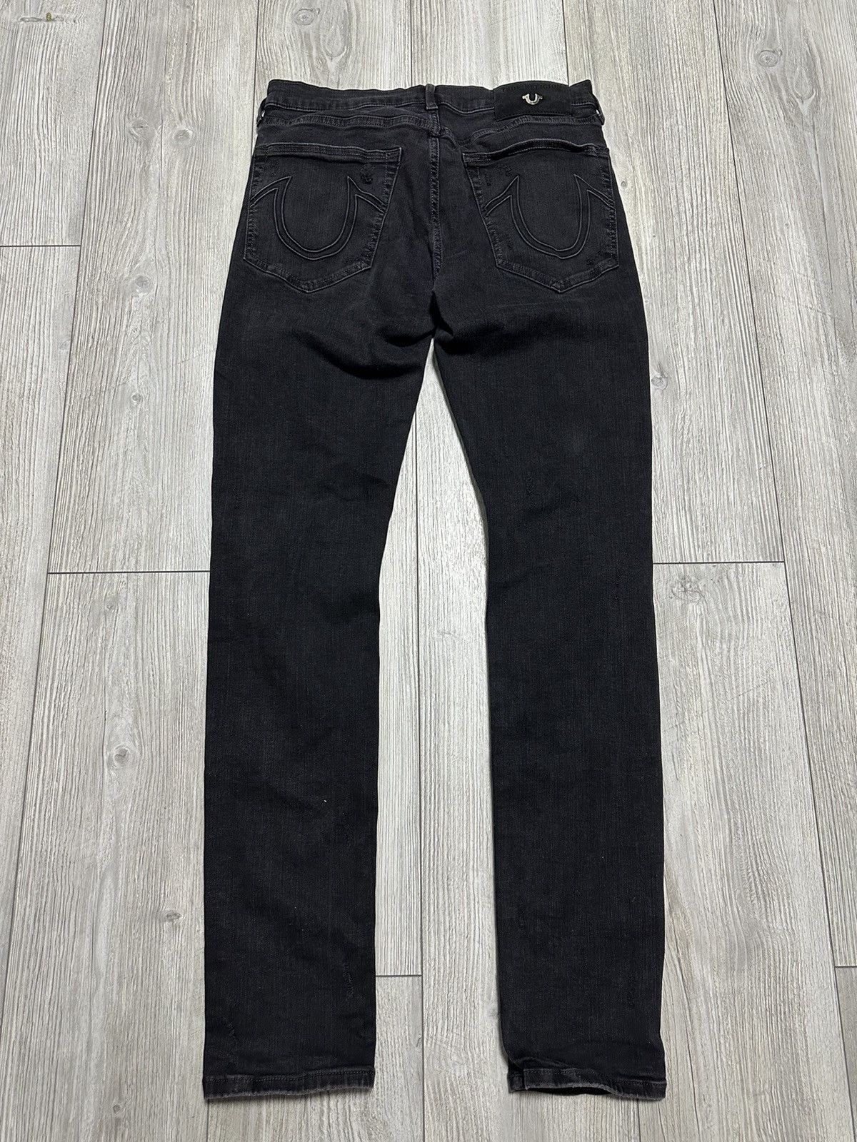 True Religion True Religion Distressed New Rocco Jeans Skinny Size US 34 / EU 50 - 1 Thumbnail