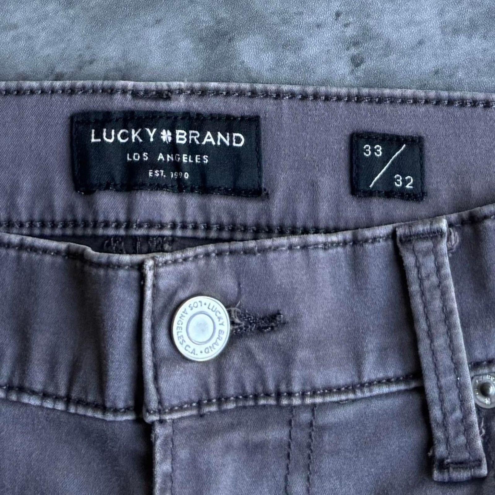 Japanese Brand × Lucky Brand × Vintage Vintage Y2K Lucky Brand Baggy Grunge Opium Grey Casual Pants Size US 33 - 4 Thumbnail