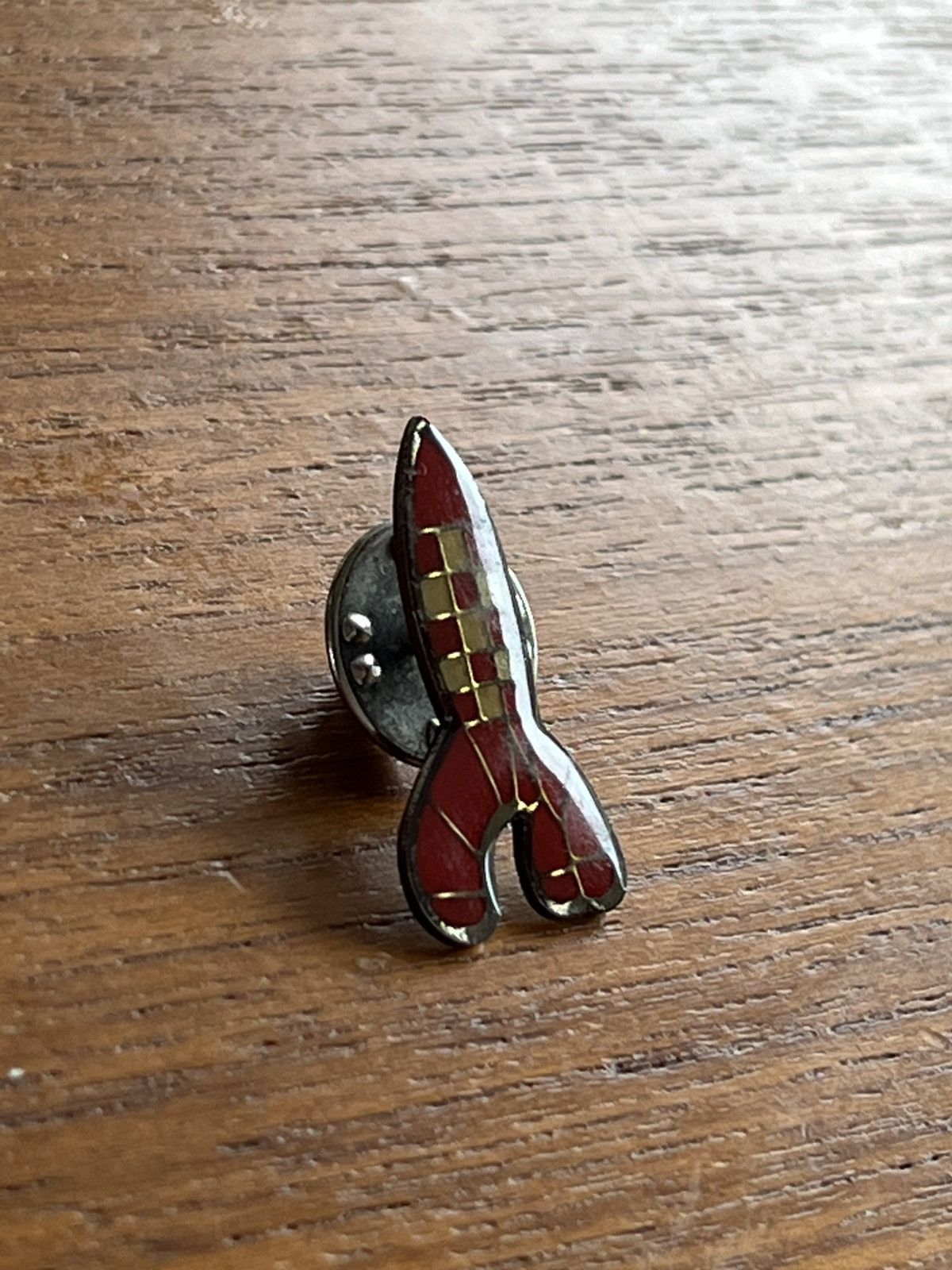 Vintage Tintin rocket rare vintage pin Size ONE SIZE - 2 Thumbnail