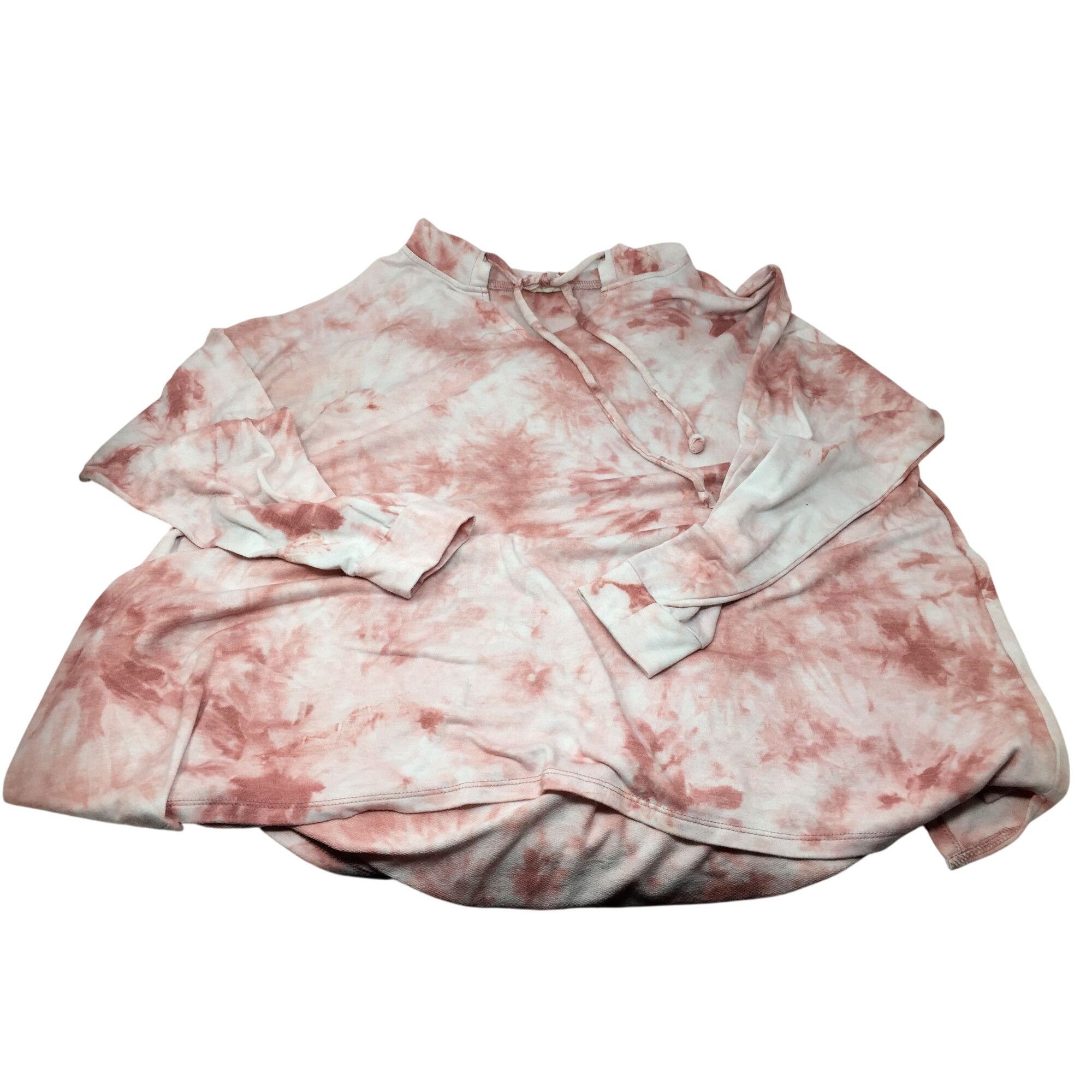 Other Como Blu Womens Size 2X Pink Tie Dyed Hoodie that ties in th Size XXL / US 16-18 / IT 52-54 - 1 Thumbnail