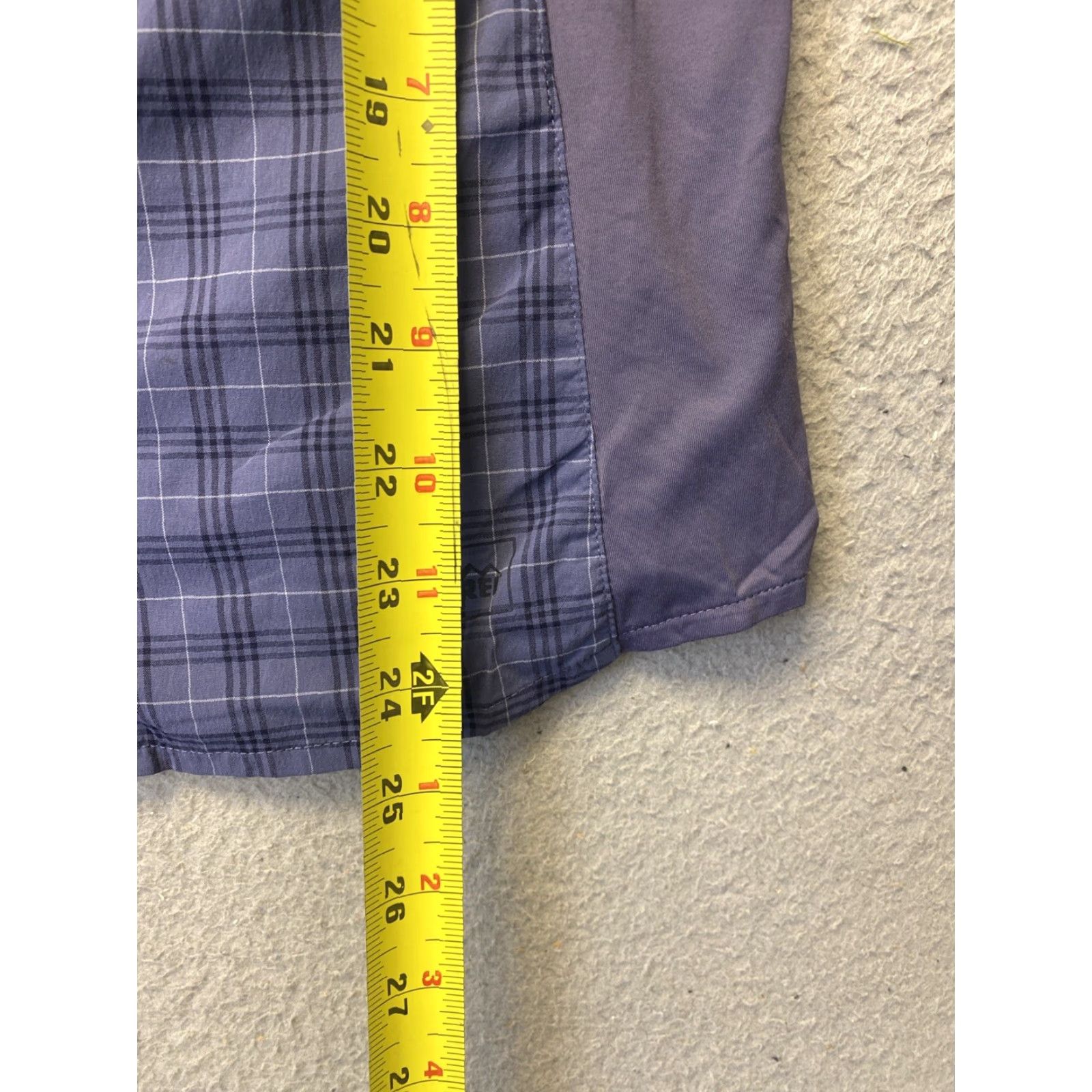 Vintage REI Shirt Womens XS Long Sleeve Pockets Button Front Casual Plaid 100-77 Lavender Blue Cotton Nylon Polyester Wool Knit Regulation Regular Cheap? Size XS / US 0-2 / IT 36-38 - 7 Thumbnail