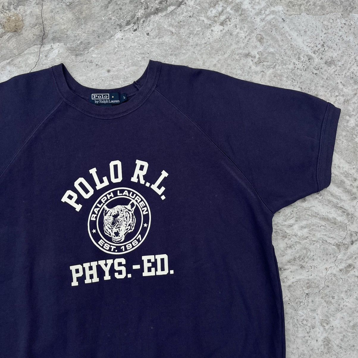 Polo Ralph Lauren Vintage Polo Ralph Lauren Tigers Phys Ed Sweater shirt Size US L / EU 52-54 / 3 - 2 Thumbnail