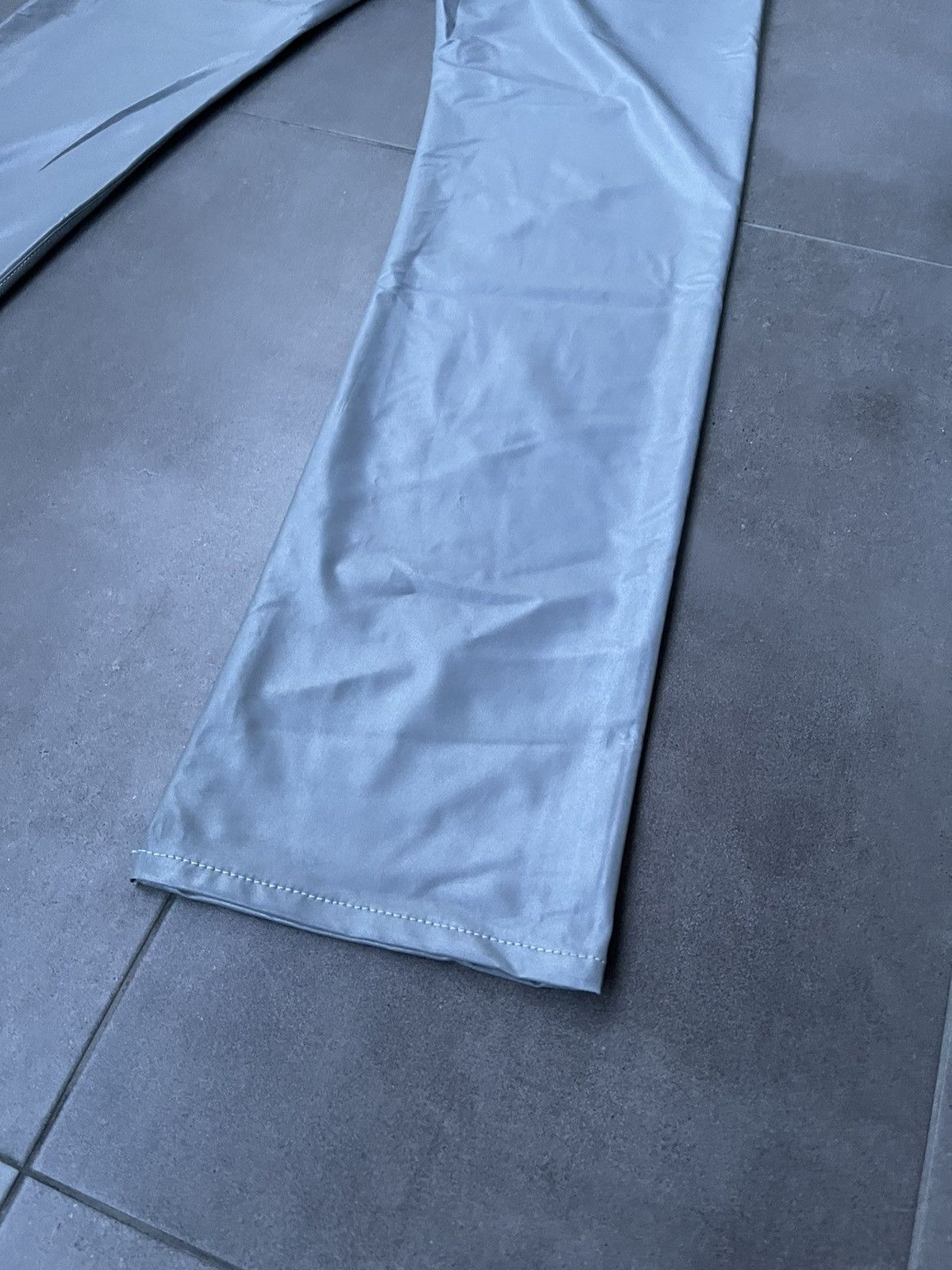 424 !DS! SS23 424 On Fairfax Reflective Grey Metallic Trousers Size US 32 / EU 48 - 15 Thumbnail