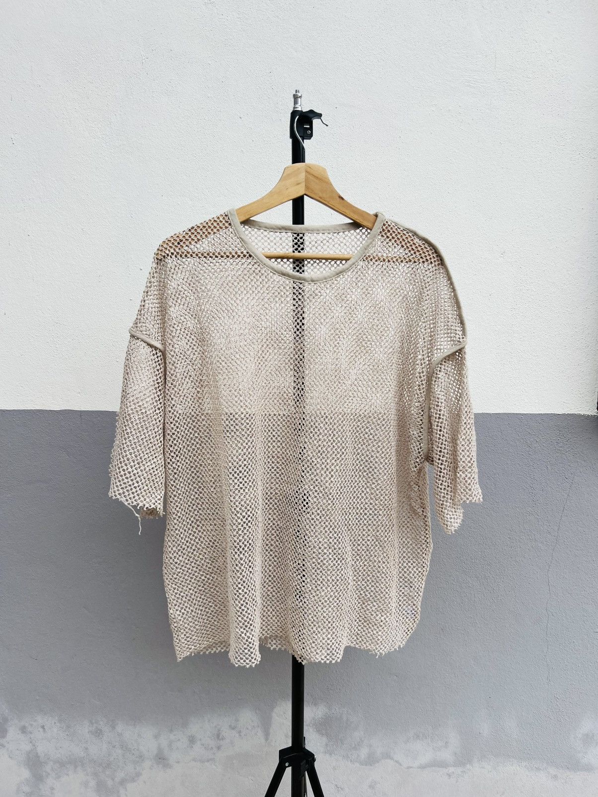 Ciaopanic JapaneseBrand Mesh Knit Top Fishnet Oversized Baggy Tee Size US XL / EU 56 / 4 - 1 Thumbnail