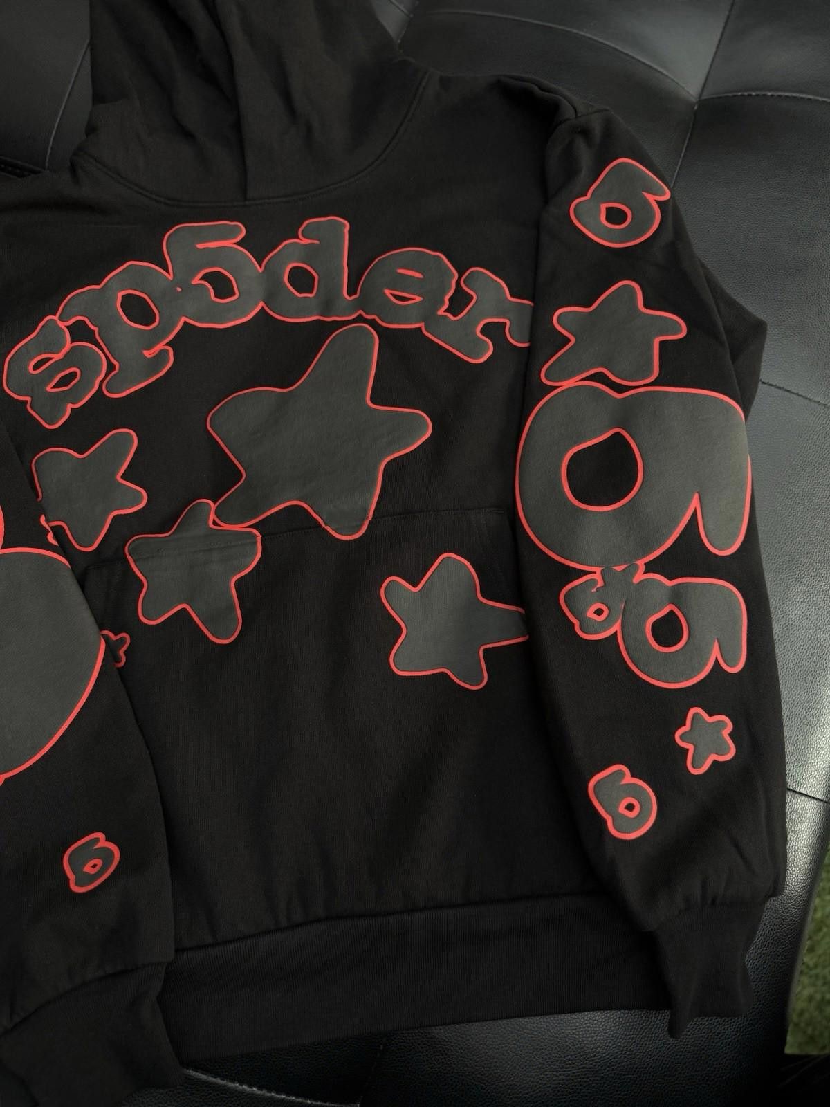 Sp5der Sp5der Worldwide Black Red Hoodie Size Small (NEW) Size US S / EU 44-46 / 1 - 2 Thumbnail
