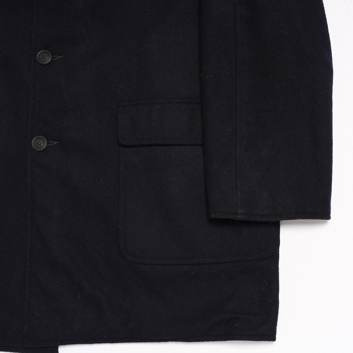 Ermenegildo Zegna Ermenegildo Zegna Reversible Wool Navy Cotton Brown Coat Size US M / EU 48-50 / 2 - 7 Thumbnail