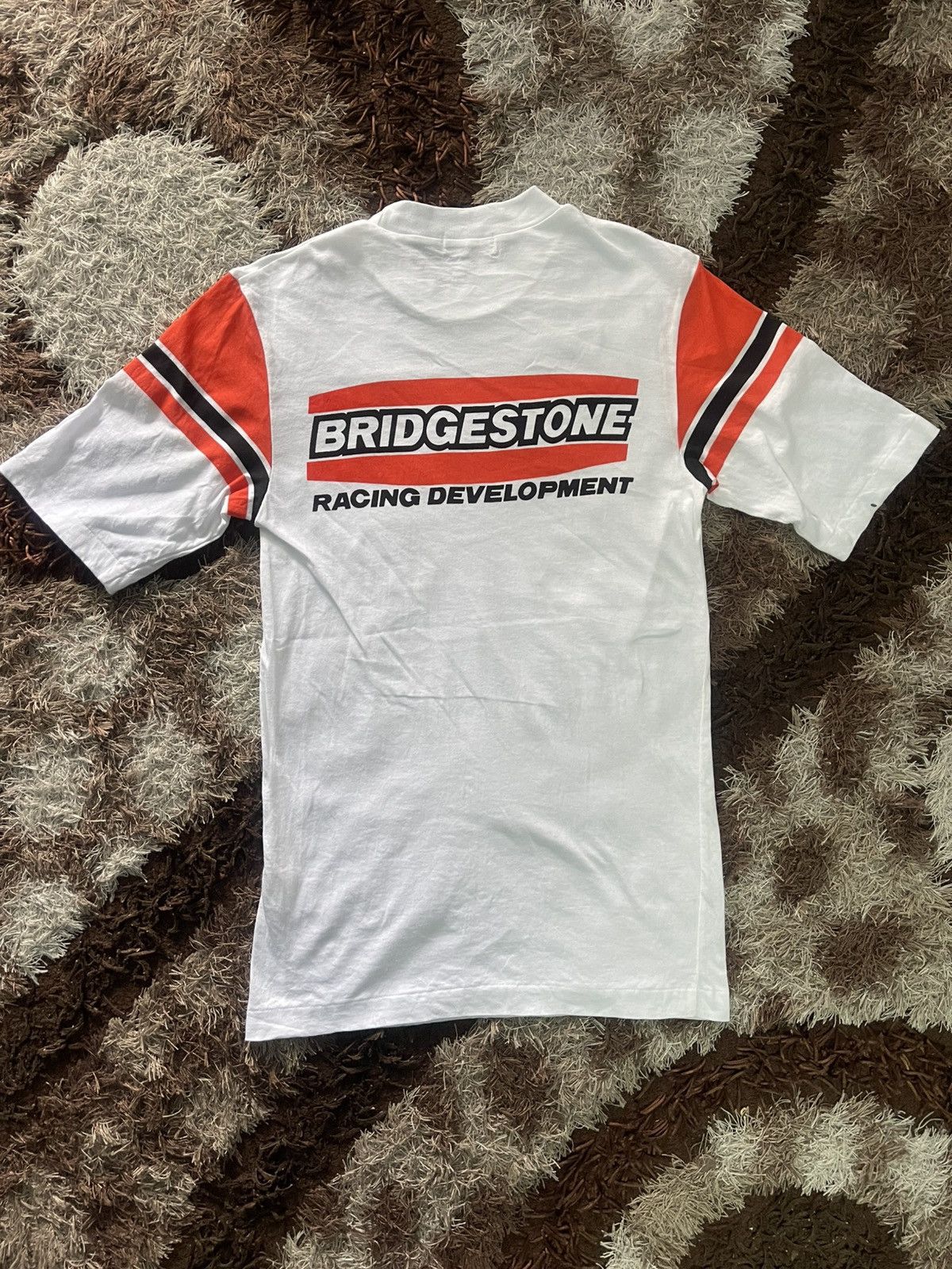 Japanese Brand × Vintage VINTAGE BRIDGESTONE RACING DEVELOPMENT SHIRT VERY RARE Size US XXS / EU 40 - 1 Thumbnail