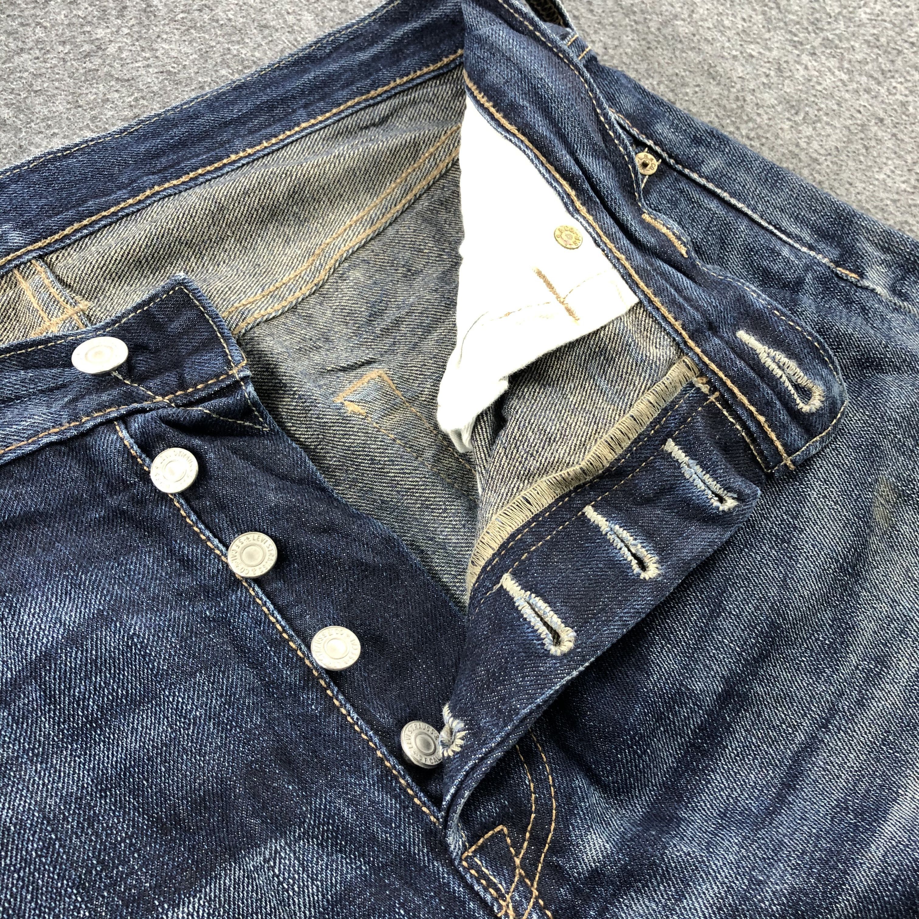 Levi's Vintage Blue Wash Levis 501 Jeans-JM2021 Size US 37 - 8 Thumbnail