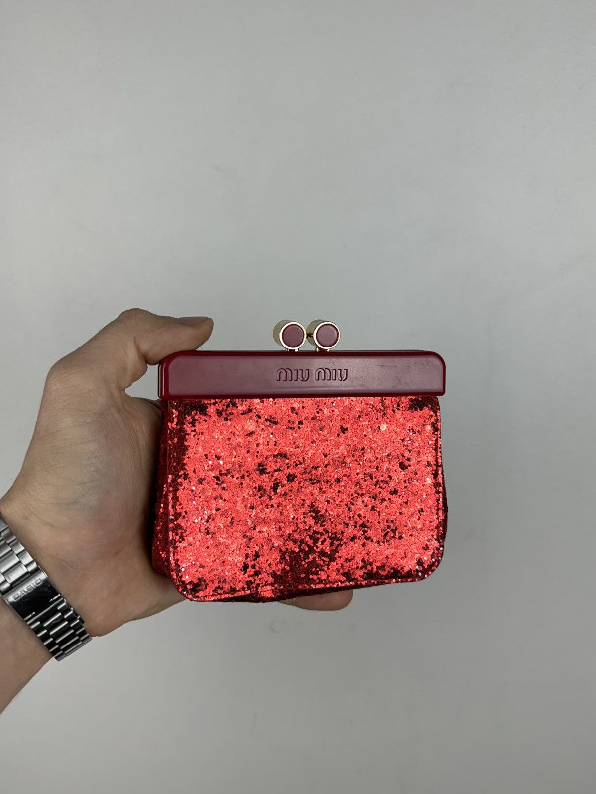 Miu Miu Leather wallet Miu Miu y2k original streetwear luxury Size ONE SIZE - 1 Thumbnail