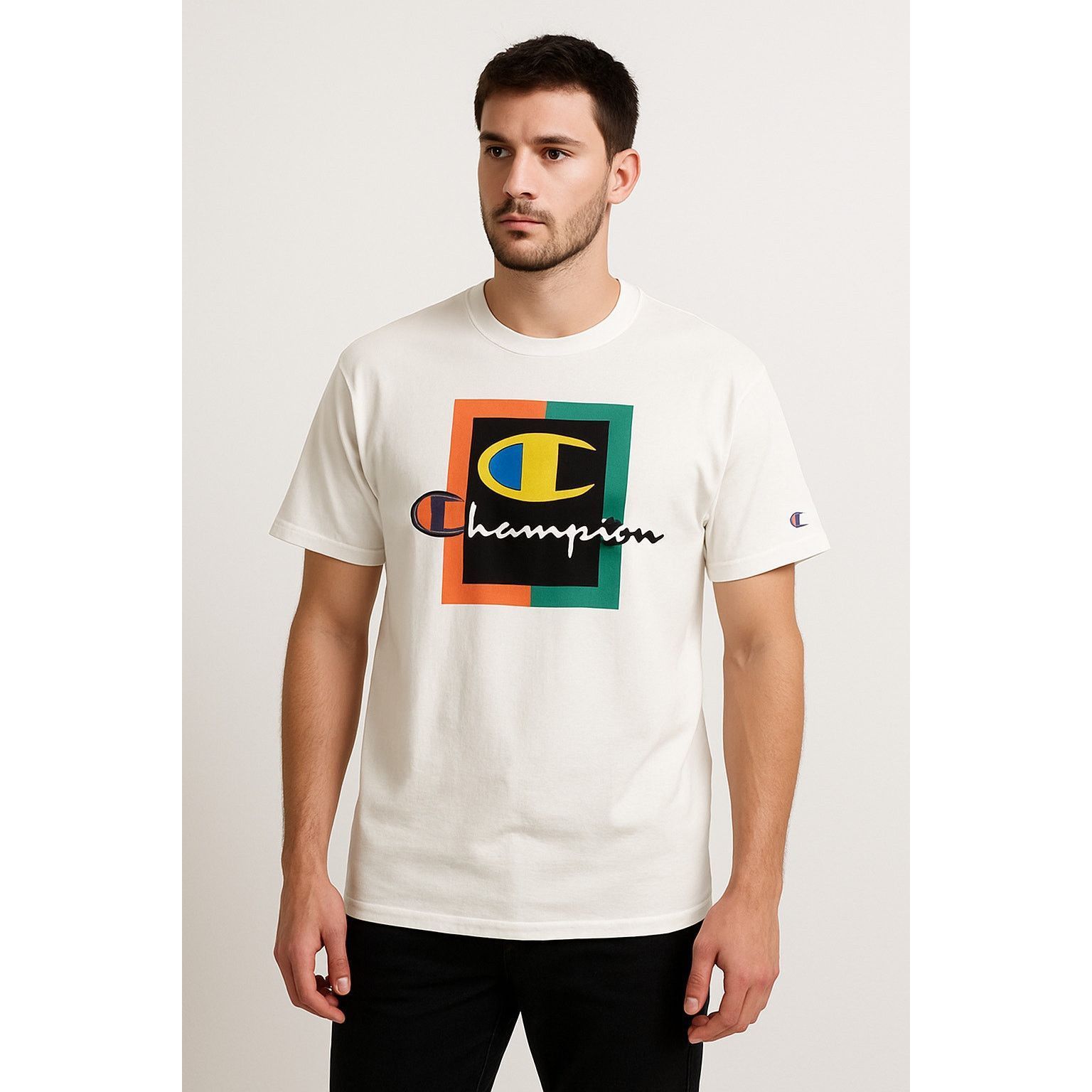 Champion Vintage 90s Style Graphic Tee White Champion Heritage XL Size US XL / EU 56 / 4 - 1 Thumbnail