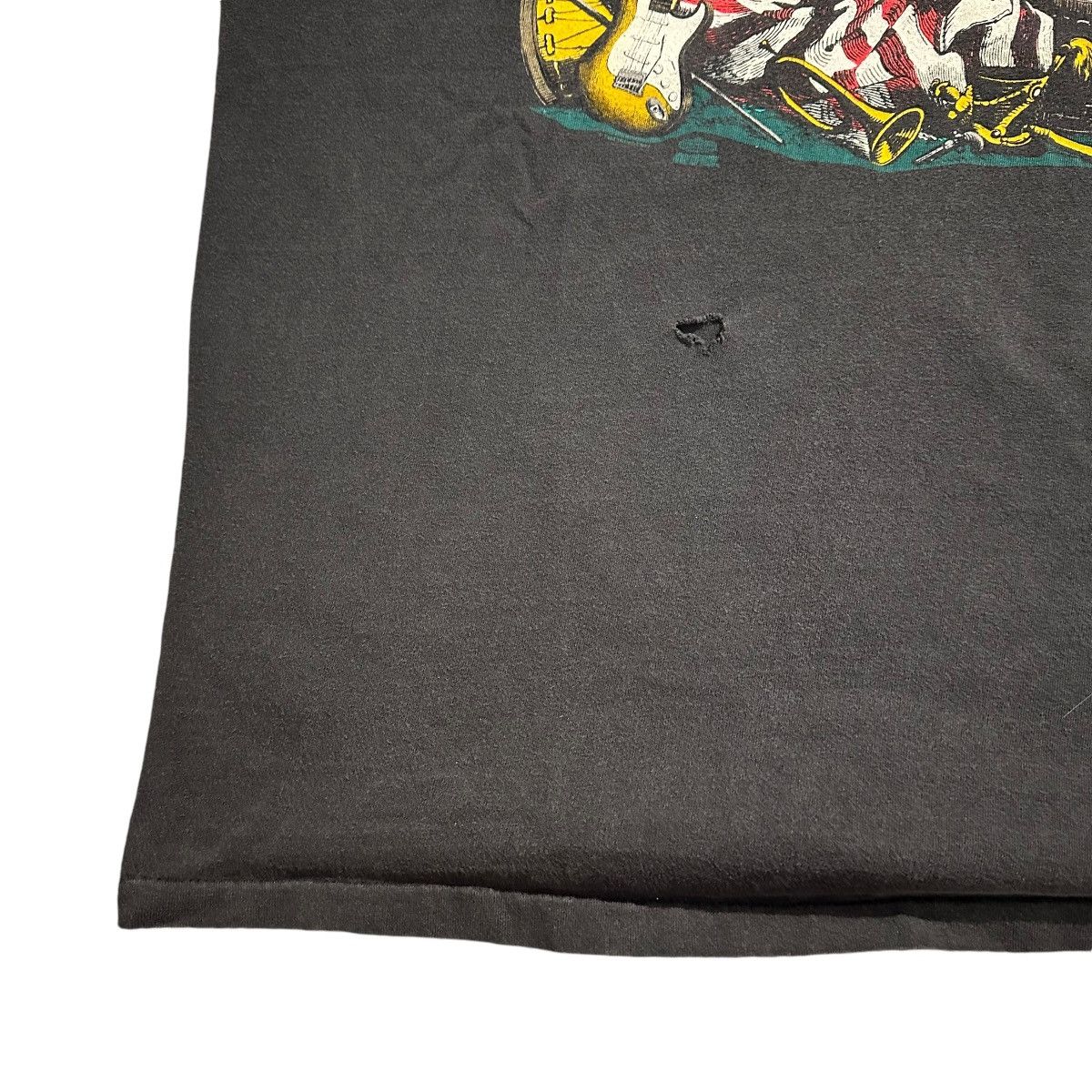 Band Tees × Hanes × Vintage Vintage 1993 Travis Ritt Kiss you Flag Concert Tour Shirt Size US XL / EU 56 / 4 - 8 Thumbnail