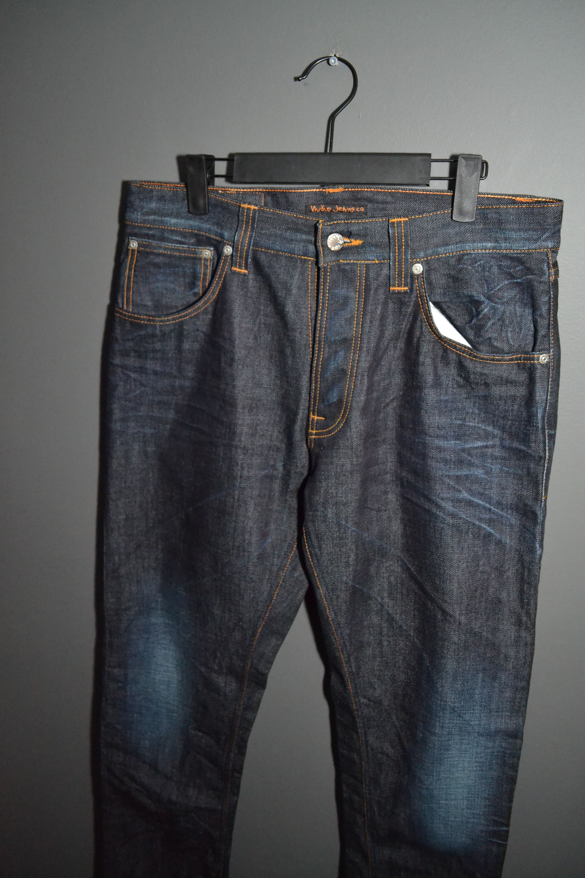 Nudie Jeans Nudie Jeans Big Bnegt Dark Crinkle 32 34 Cotton Size US 32 / EU 48 - 2 Thumbnail