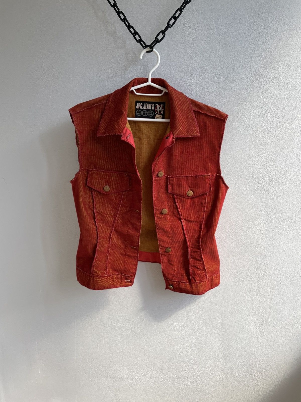 Jean Paul Gaultier Jean Paul Gaultier Jeans JPG Vintage Denim Jacket Vest Size L / US 10 / IT 46 - 9 Thumbnail