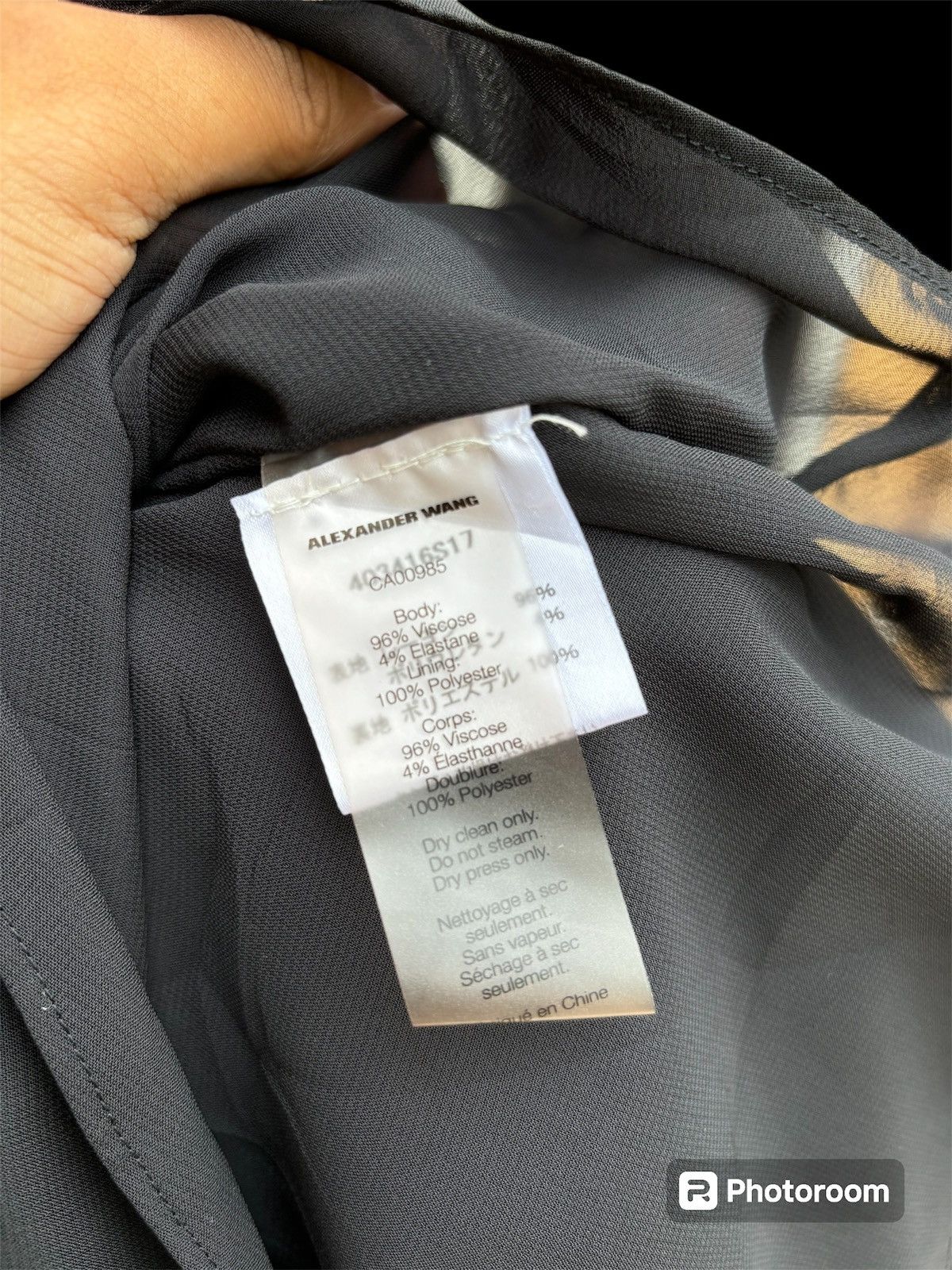 T by Alexander Wang Black dress Size M / US 6-8 / IT 42-44 - 10 Thumbnail