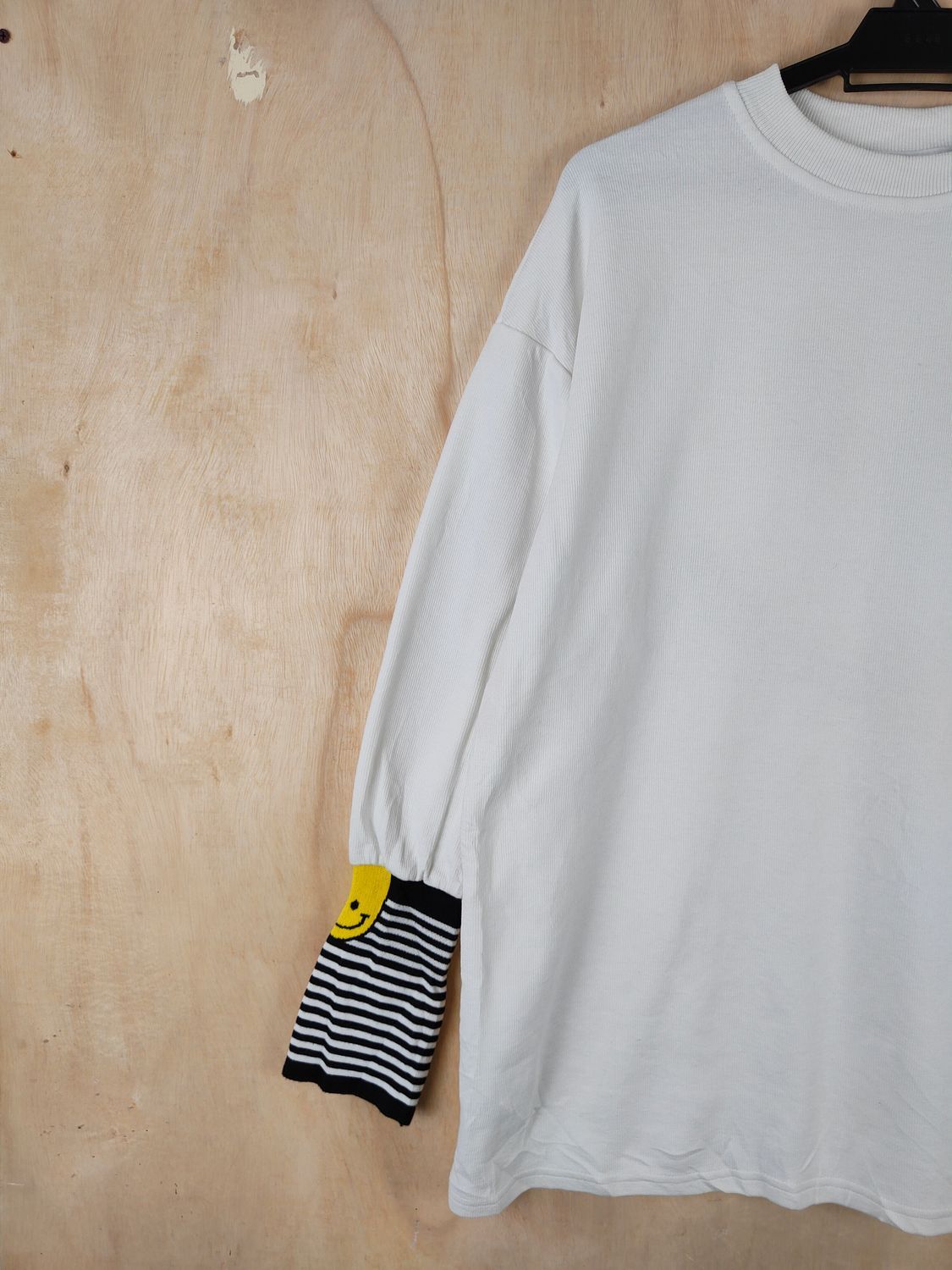 Japanese Brand Japan brand like kapital White big smile Sweatshirts #S2517 Size US L / EU 52-54 / 3 - 9 Thumbnail