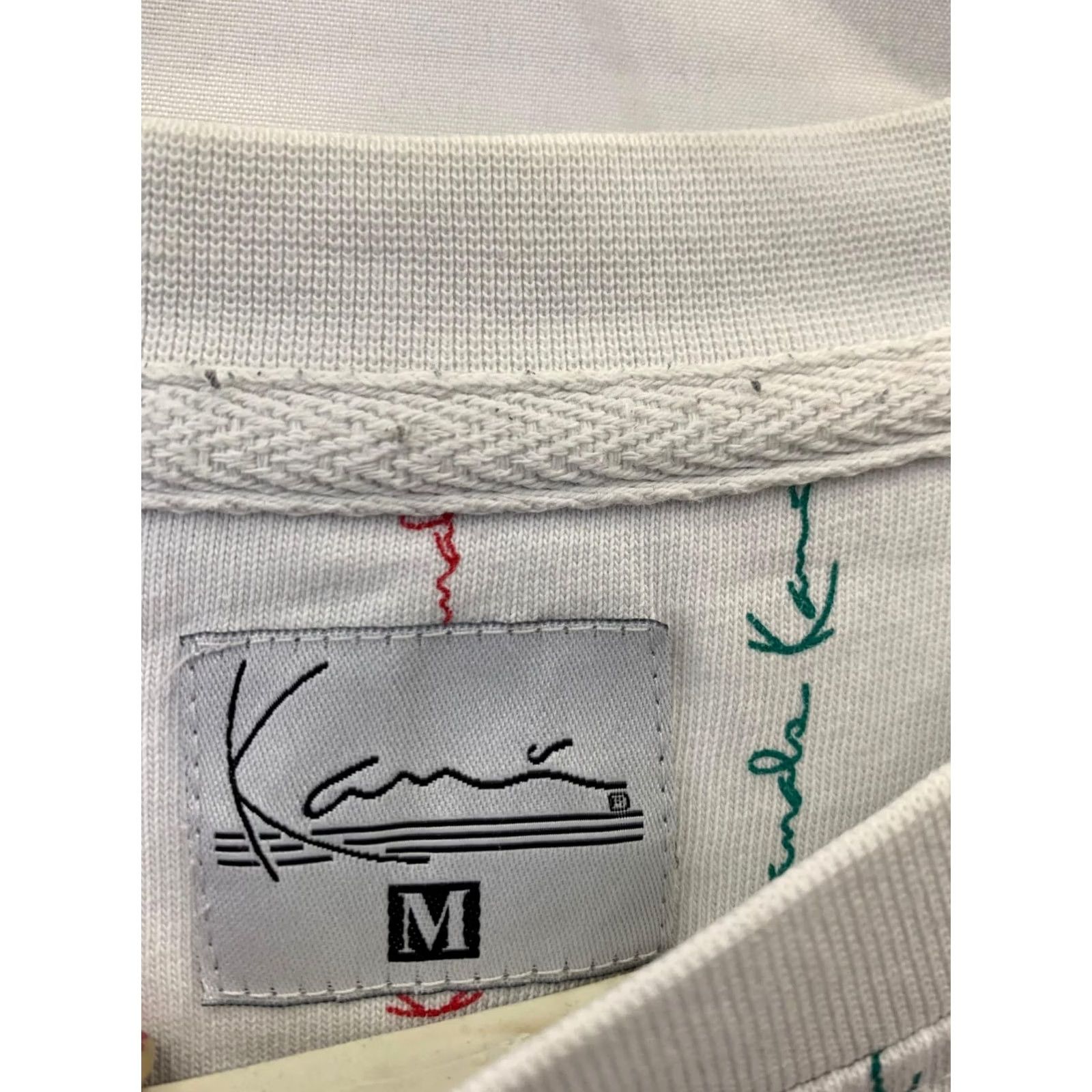 Karl Kani VINTAGE Karl Kani Originals All Over Print Signature T-Shirt White Men’s M Shirt Adult White T-Shirt Signature Karl Kani Originals 90s Size US M / EU 48-50 / 2 - 3 Thumbnail