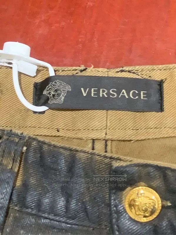 Versace Versace Colorblock Cotton Casual Pants for Men . Size US 26 / EU 42 - 5 Thumbnail