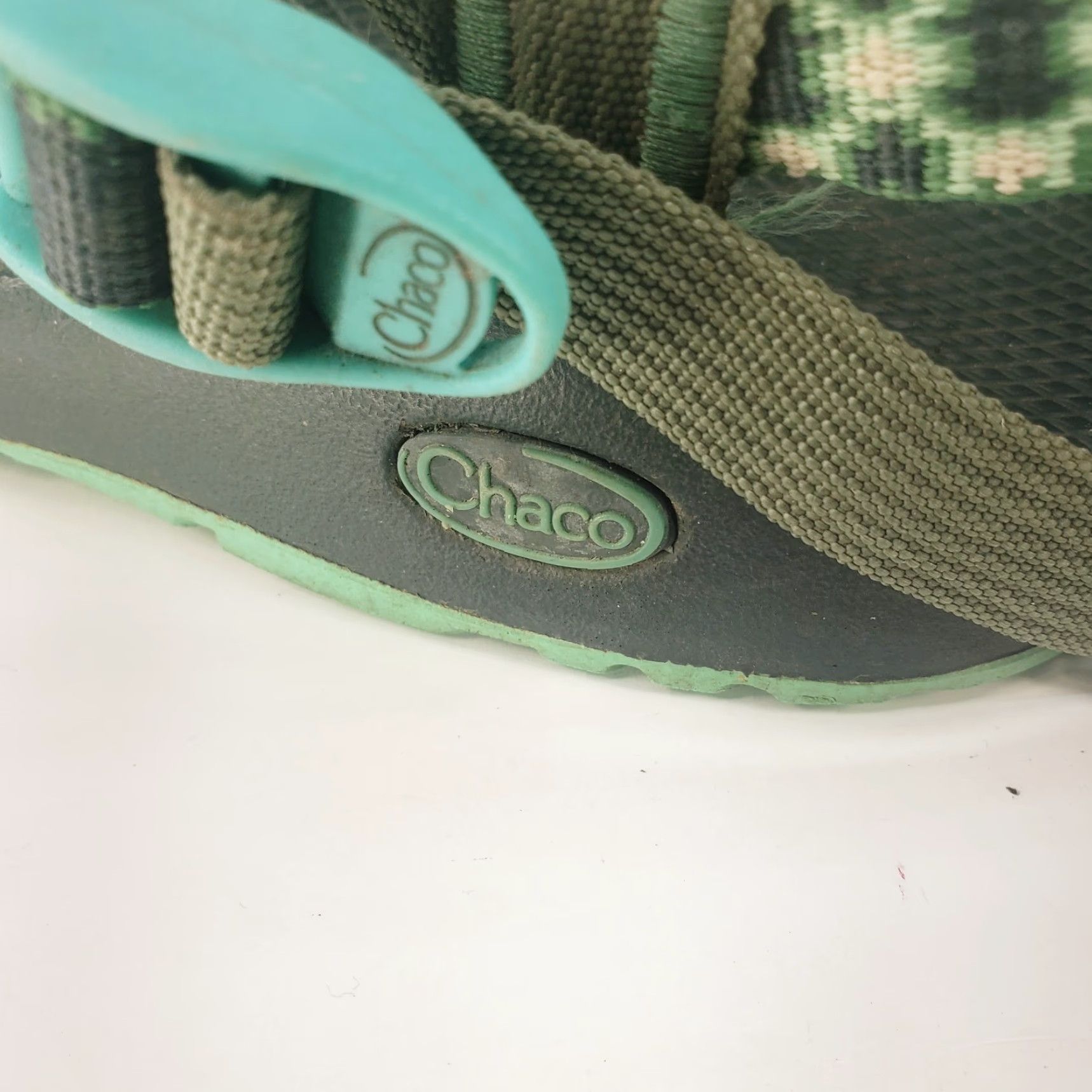 Chaco Chaco ZX/2 Women’s Sandal 8M Green Black Pink Geometric Outdoor Outdoorwear Shoes Leather Synthetic Rubber? Size US 8 / IT 38 - 6 Thumbnail