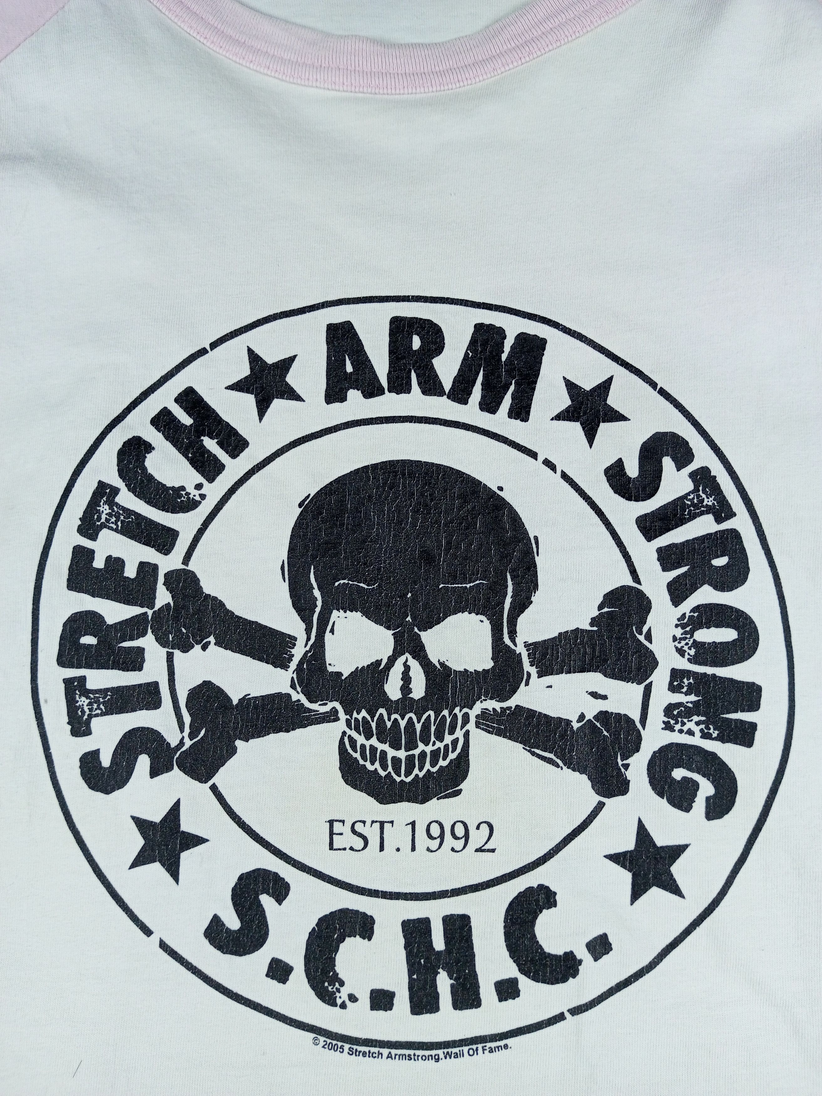 Band Tees 2005 Stretch Arm Strong Hardcore Band Raglan T-Shirt Size US M / EU 48-50 / 2 - 4 Thumbnail