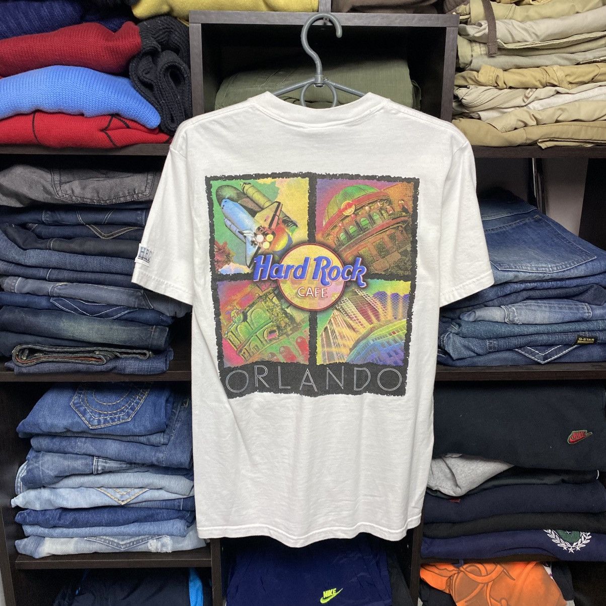 Hard Rock Cafe Vintage Hard Rock Cafe Orlando Graphic Made in USA tee sizeS Size US S / EU 44-46 / 1 - 1 Thumbnail