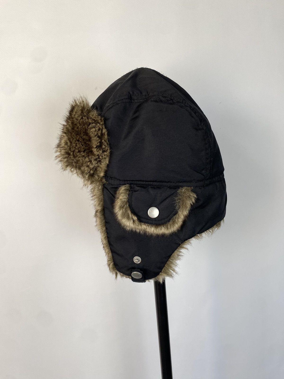 Japanese Brand × Vintage Y2K Vintage Avant Garde Hat Ushanka Fur Streetwear Style Alt Size ONE SIZE - 4 Thumbnail