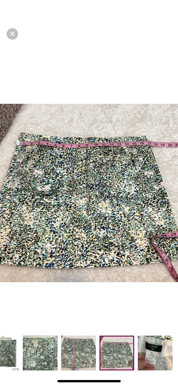 J.Crew J.crew printed cotton sateen mini skirt size 10 Size 32" / US 10 / IT 46 - 4 Thumbnail