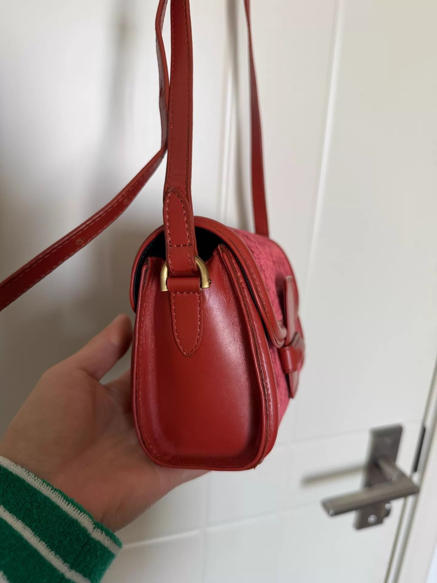 Dries Van Noten Dries Van Noten Velvet & Leather Crossbody 18x13x7cm Size ONE SIZE - 5 Thumbnail