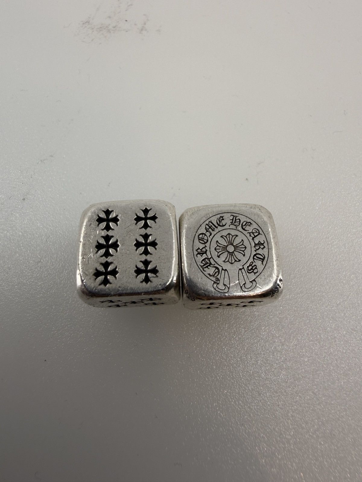 Chrome Hearts Chrome Hearts Silver Dice Set Size ONE SIZE - 1 Thumbnail