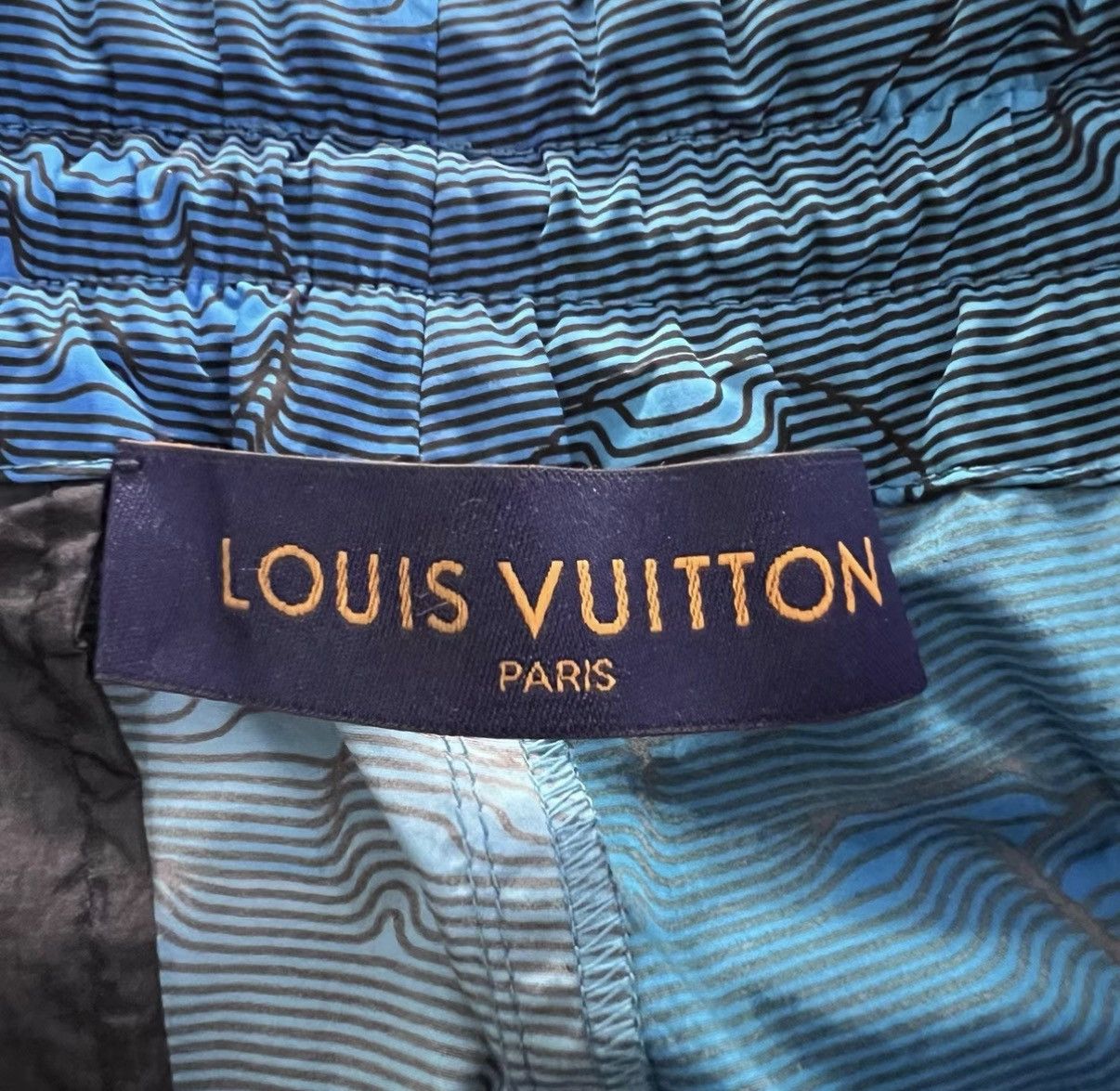 Louis Vuitton Louis Vuitton Blue All-over Monogram Sweatpants J41 Size 28" / US 6 / IT 42 - 3 Thumbnail