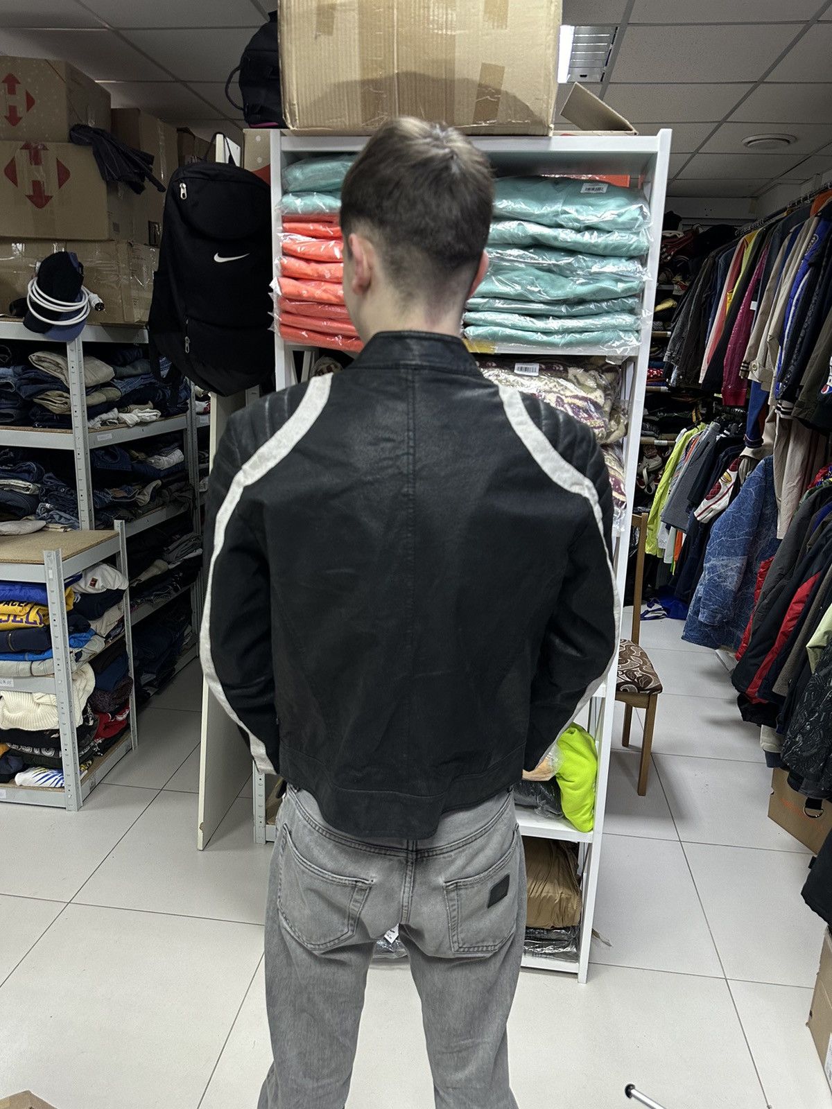 Vintage Vintage Snap Shot Moto Leather Jacket Size US S / EU 44-46 / 1 - 13 Thumbnail