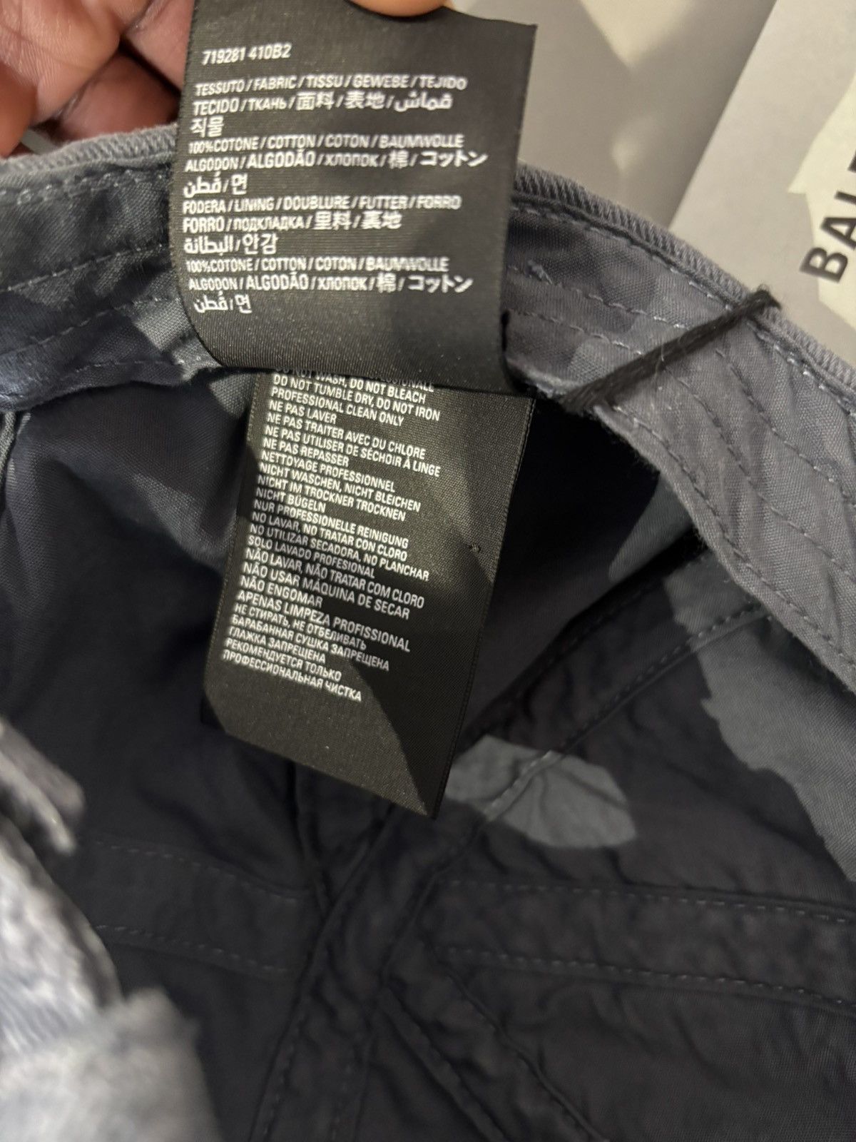 Balenciaga Balenciaga Destroyer Adjustable Cap Size ONE SIZE - 8 Thumbnail