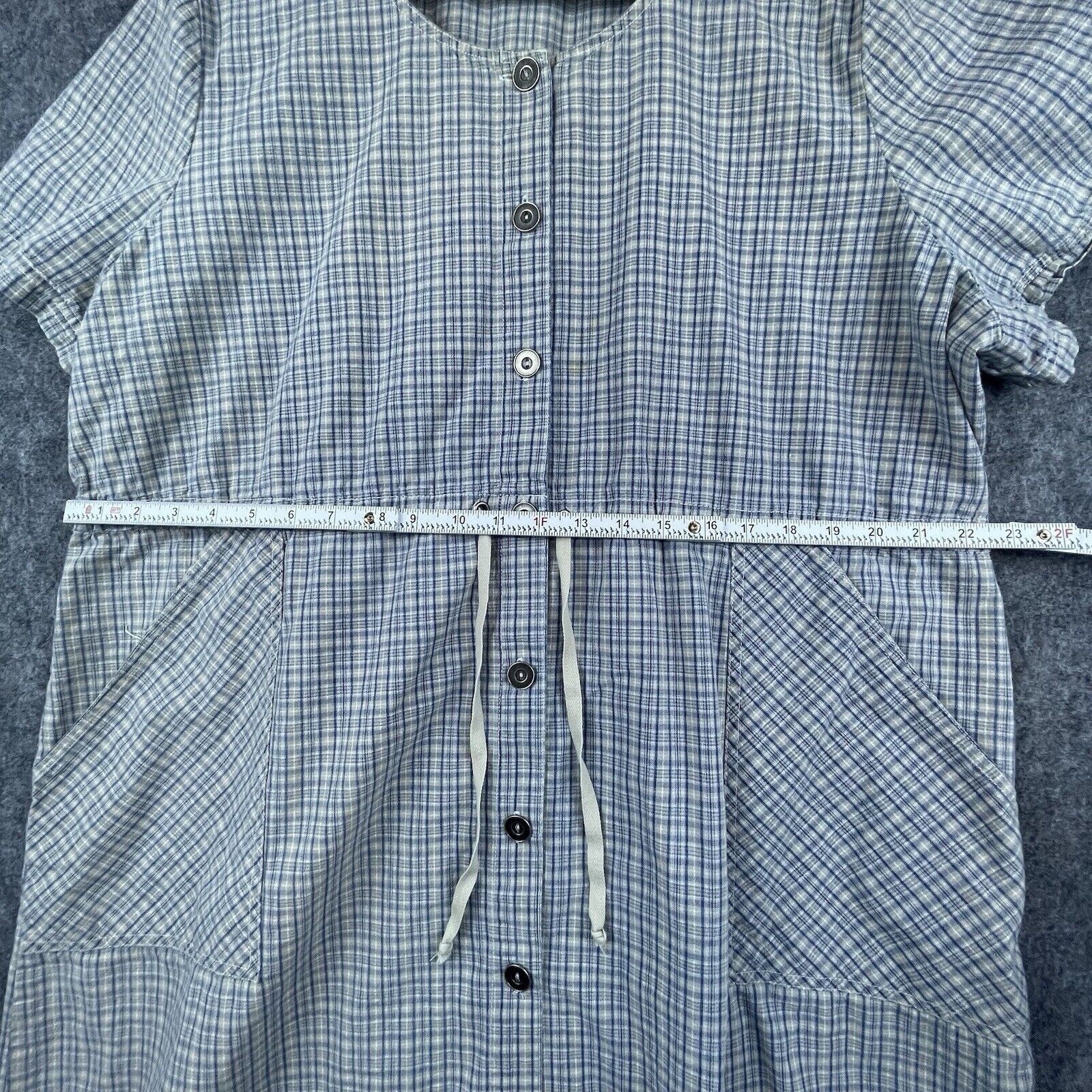 Faded Glory VTG Faded Glory Dress 20 Plaid Country Farm Prairie Modest Size 3XL / US 20-22 - 4 Thumbnail